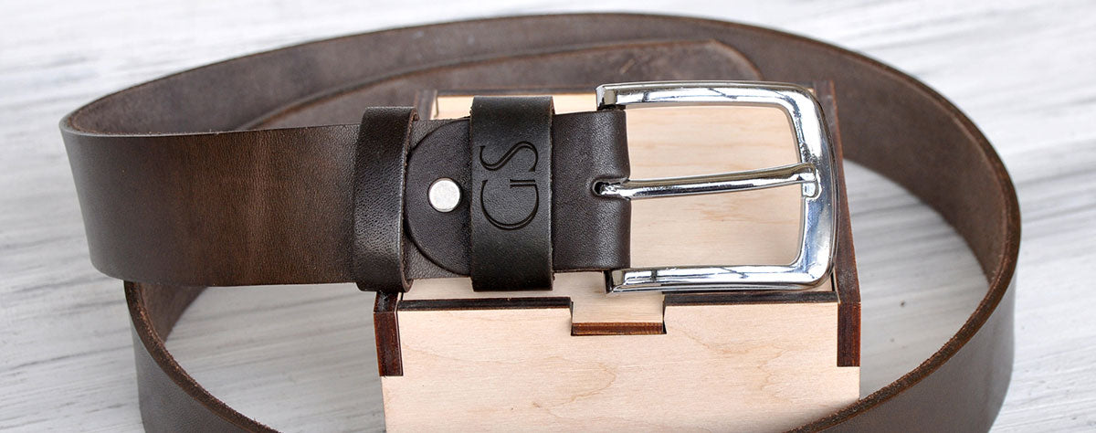 Leather Belt – WoodPresentStudio