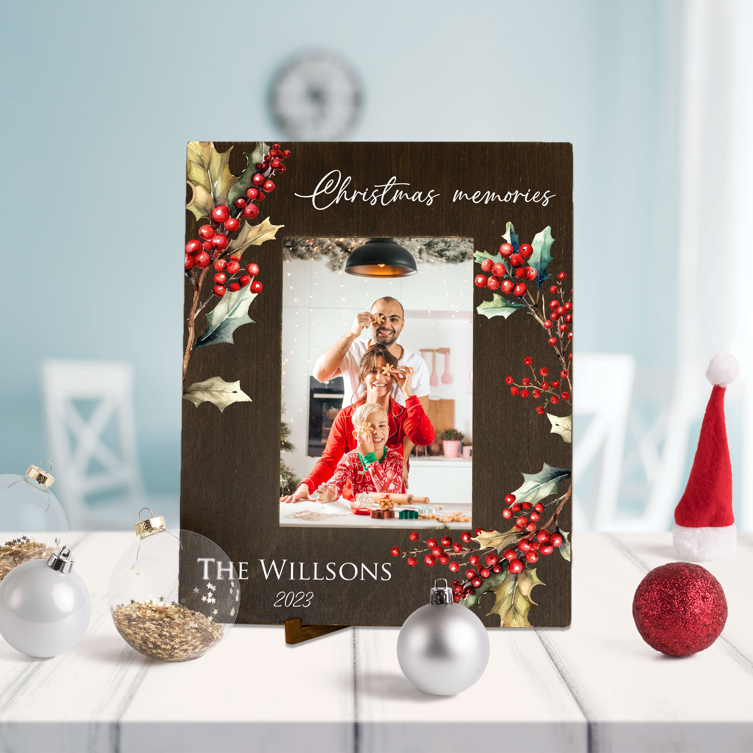 Christmas Frame Bear Family Gift - Family Christmas Gift