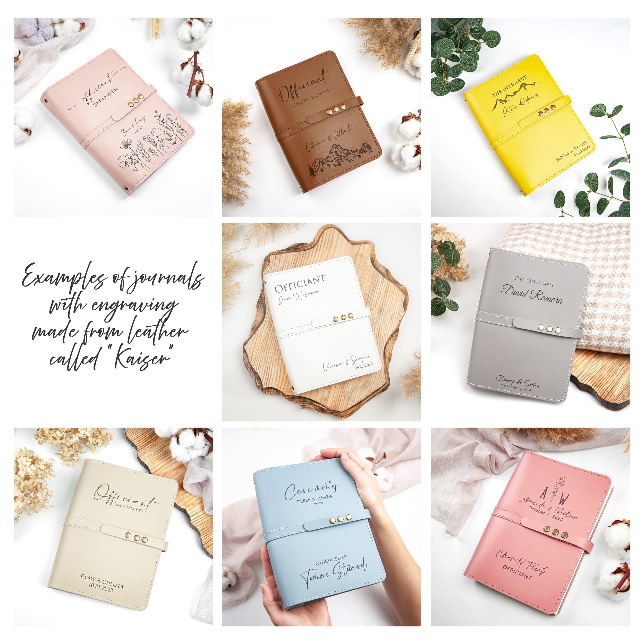 Officiant Journal - Wedding Thank you Gift