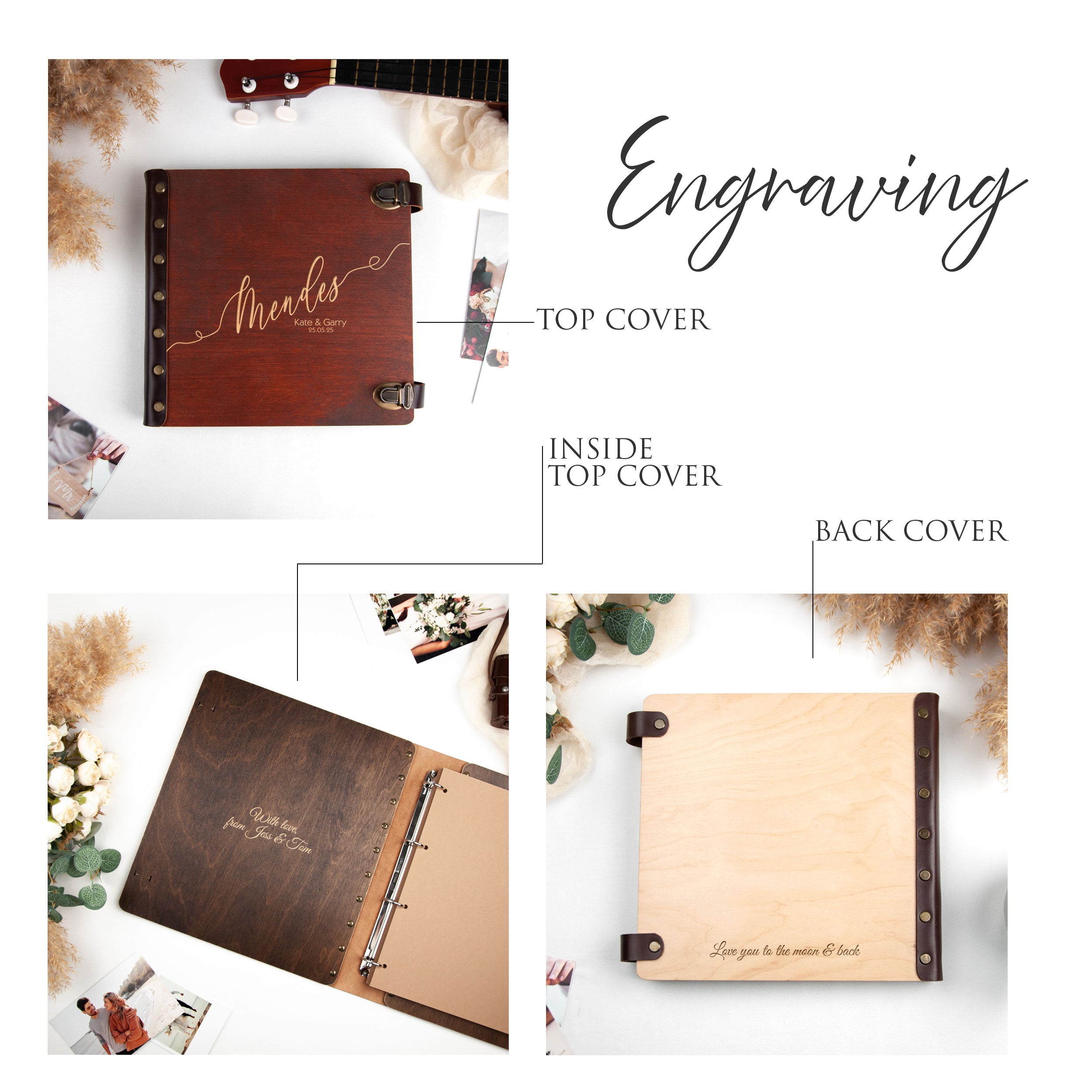Adventure Scrapbook Album - Personalized Gift for Travelers