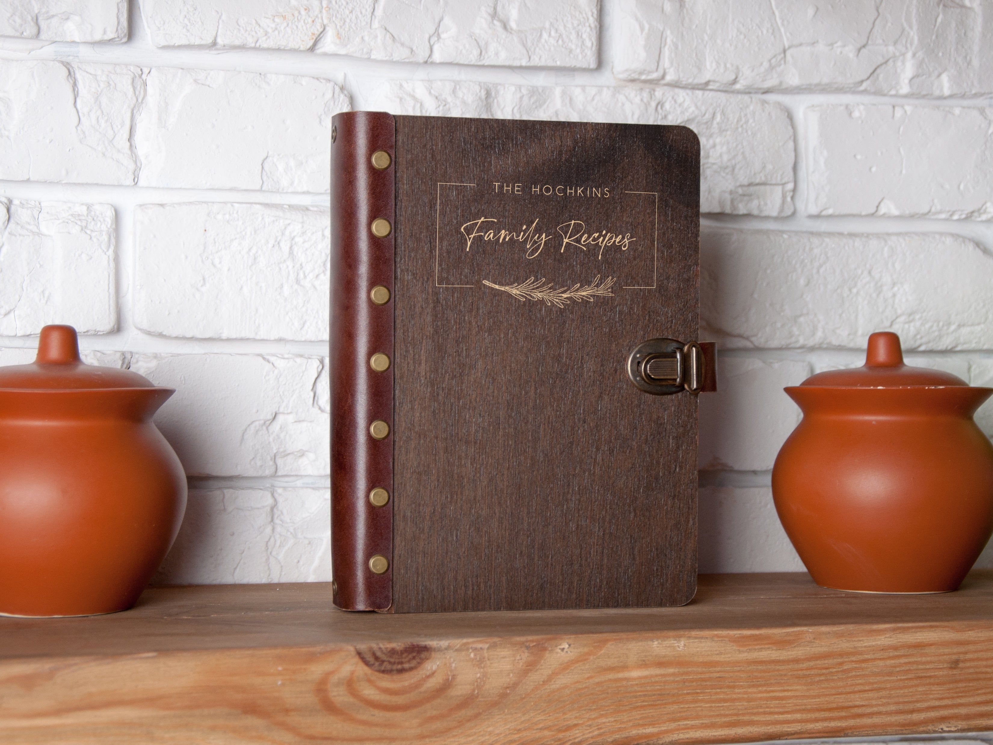 Personalised Recipe Journal - Family Kitchen Gift Ideas