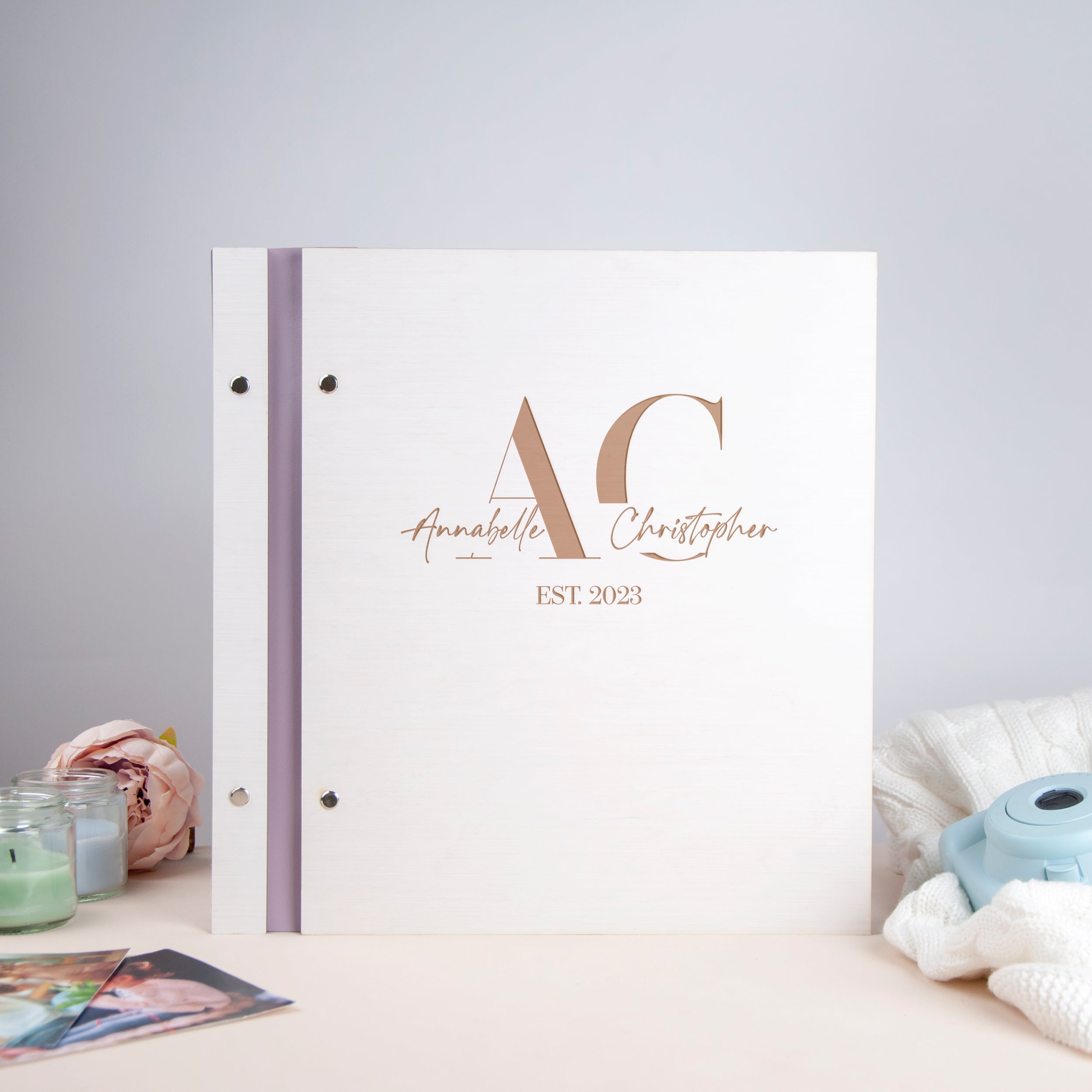 Wedding Anniversary Album with Self-Adhesive Sheets