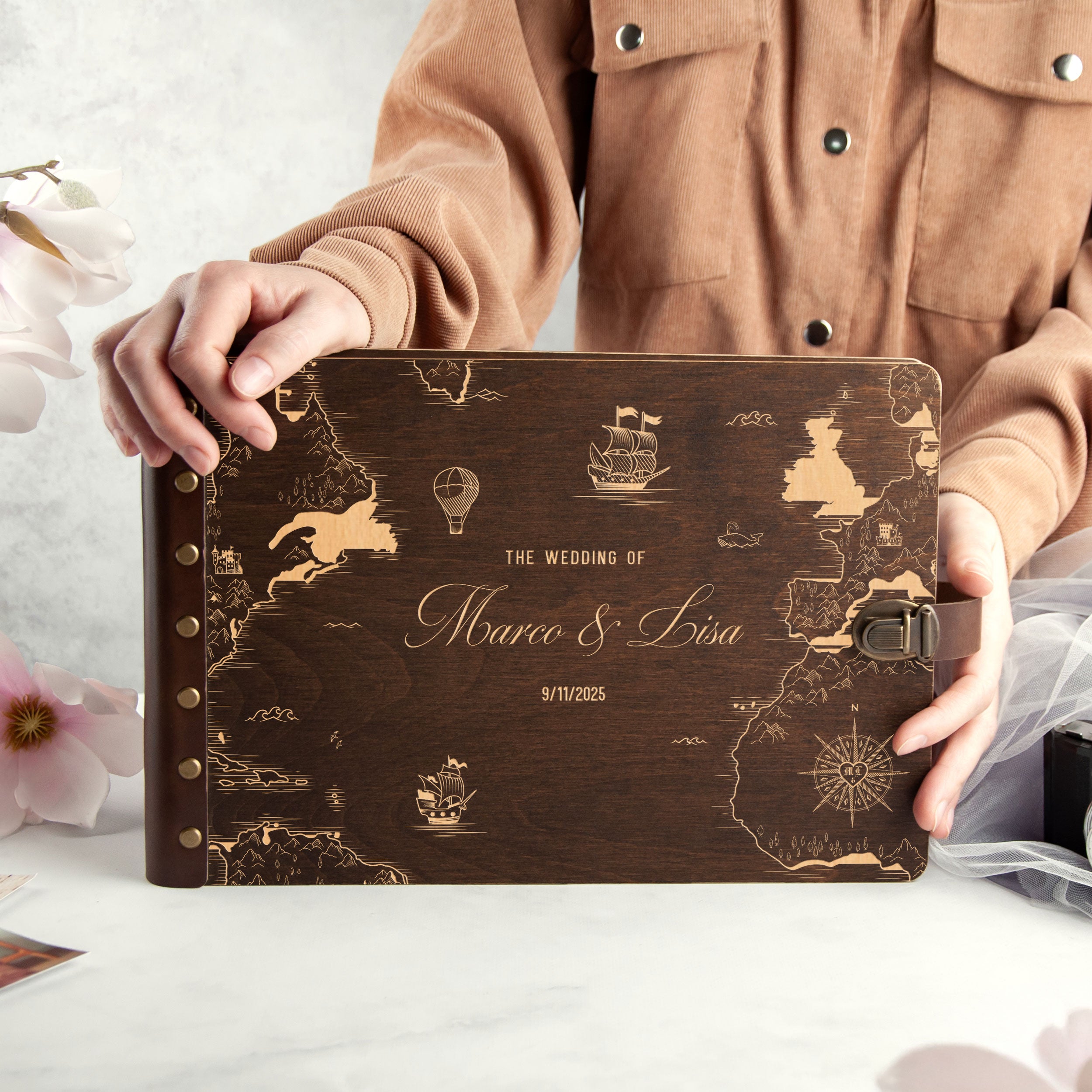 Travel Photo Album - Valentines Day Gift