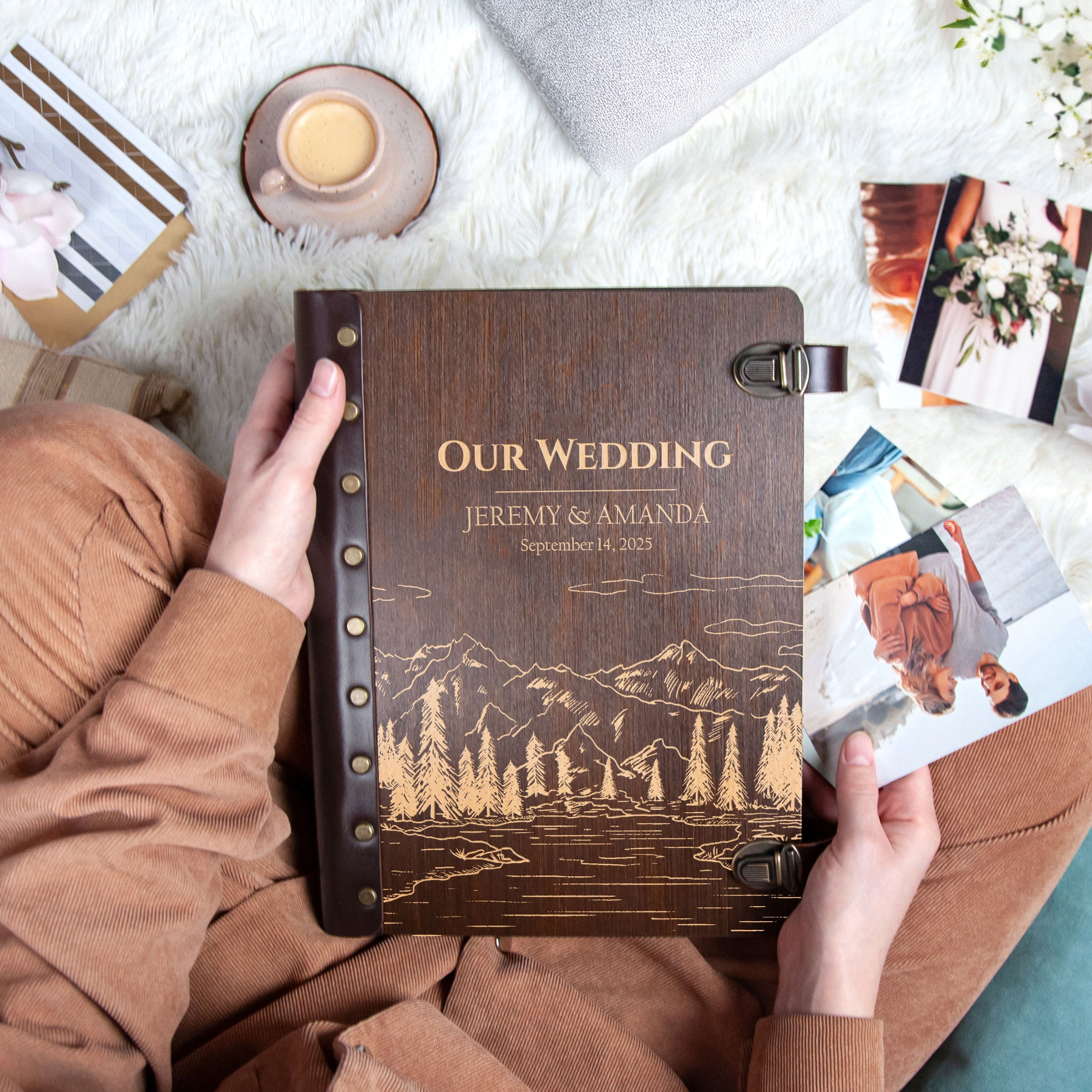 Travel Personalized Photo Album - Landscape Mountain Adventure Photo Album