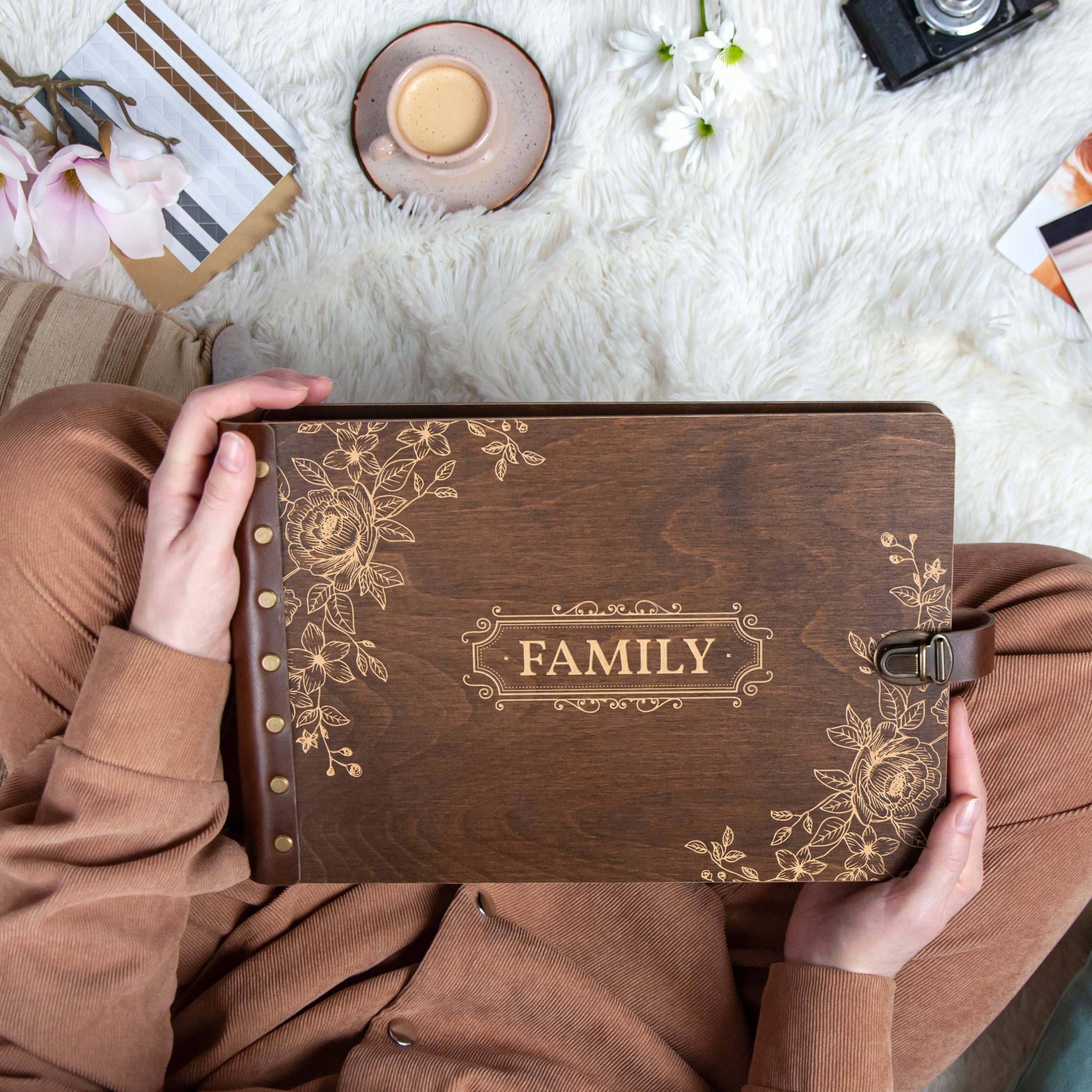 Custom Photo Album - Anniversary Gift for Wife