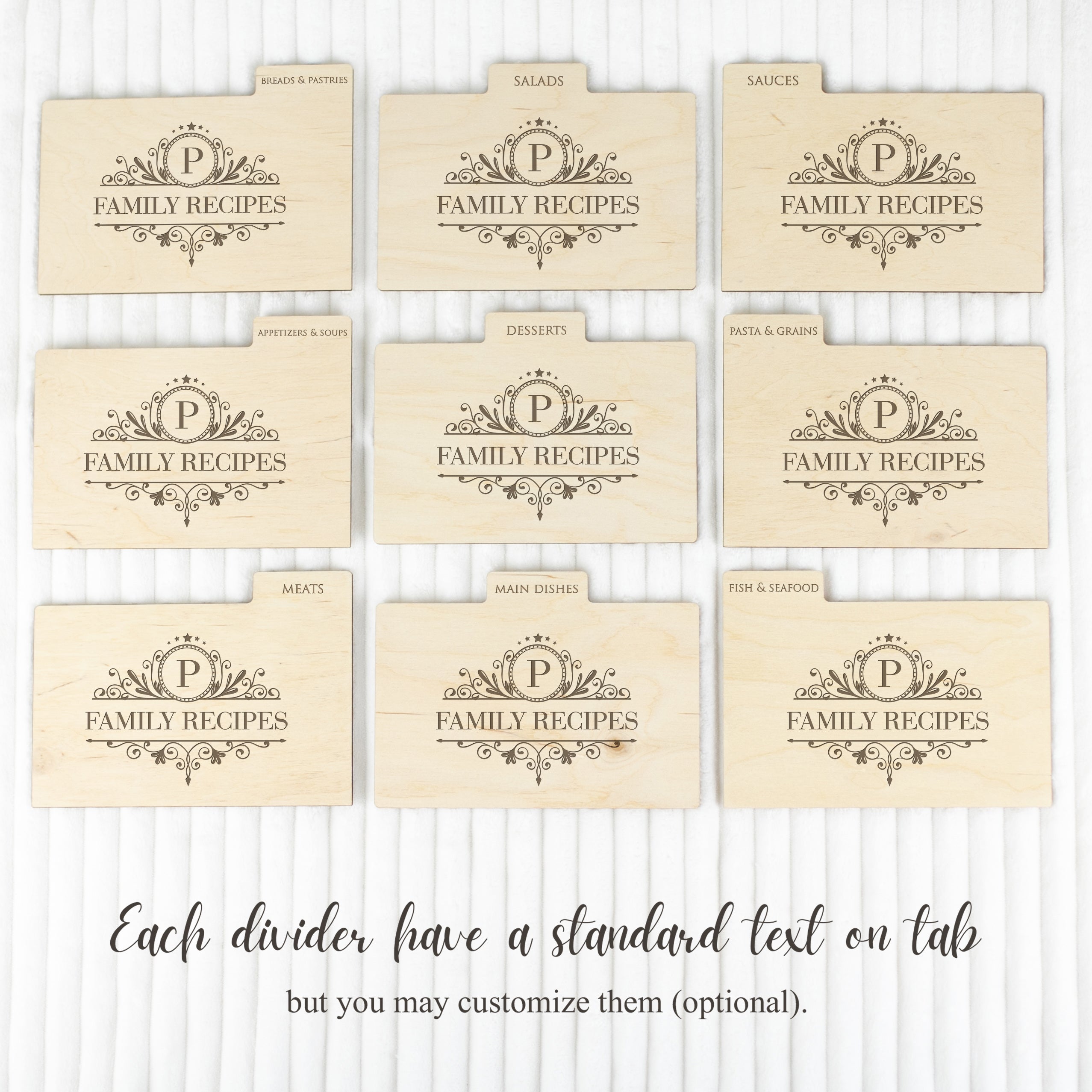 Recipe Box for Bridal Shower - Customized Recipe Box for Daughter on Wedding