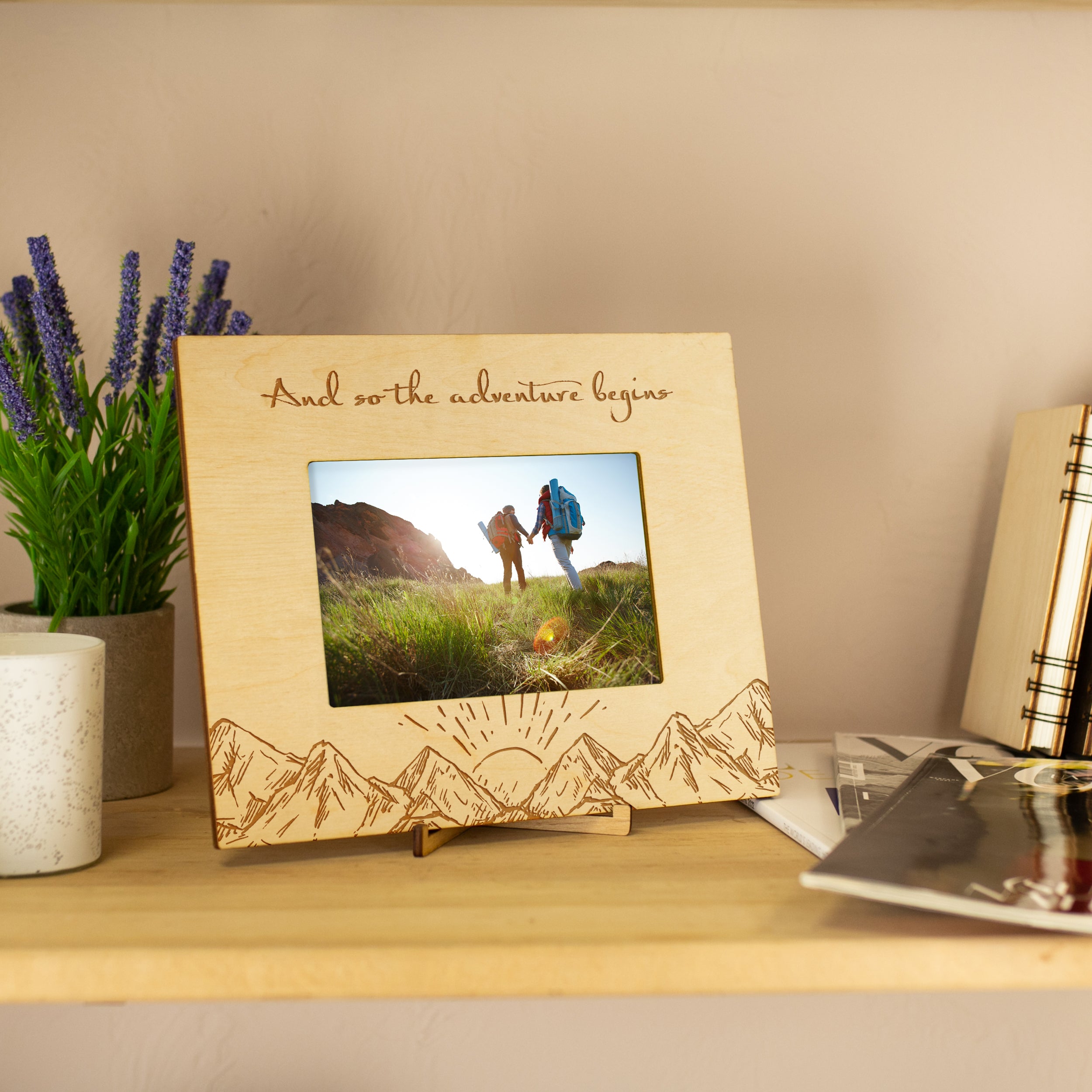 Photo Frame for Travelers And So the Adventures Begin