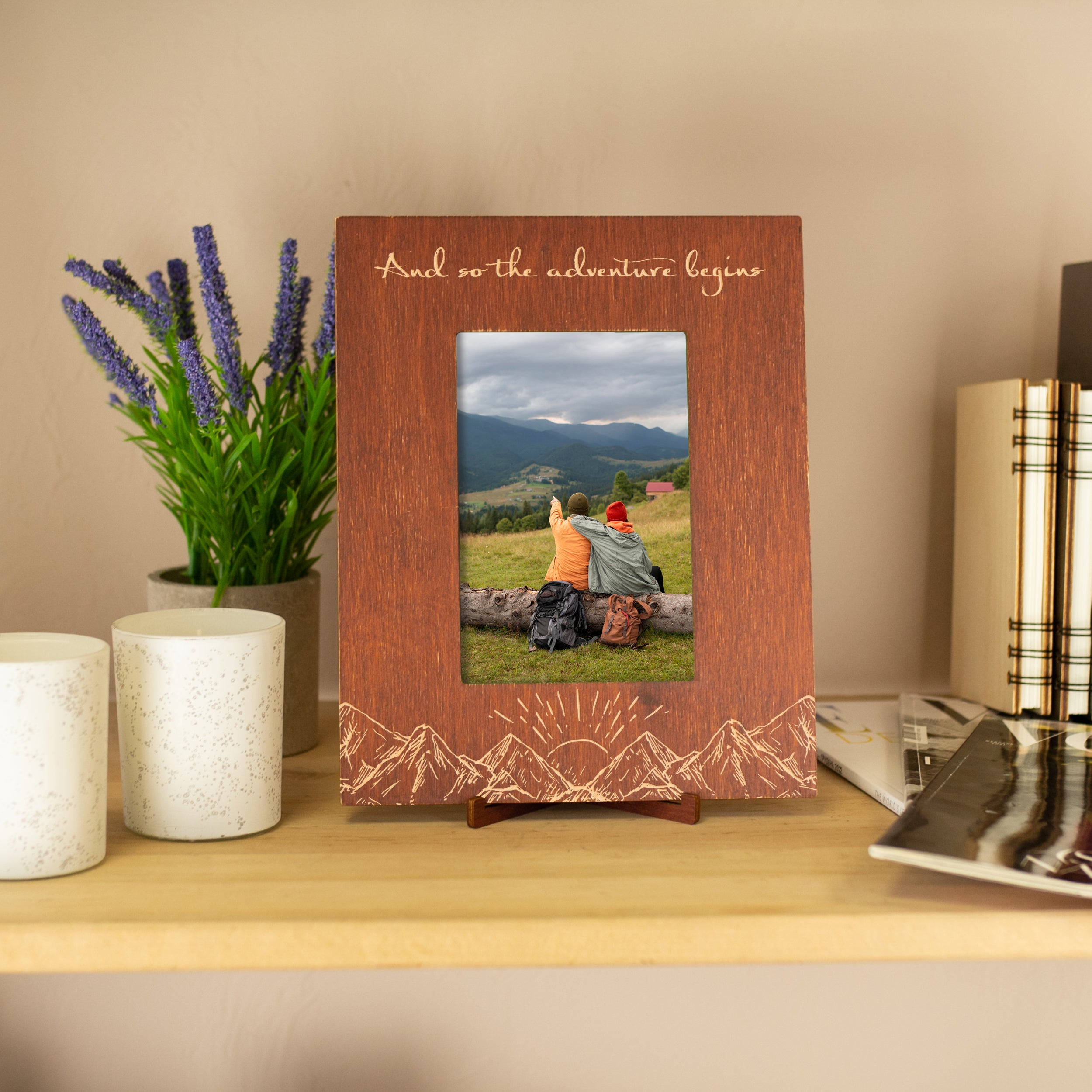 Photo Frame for Travelers And So the Adventures Begin