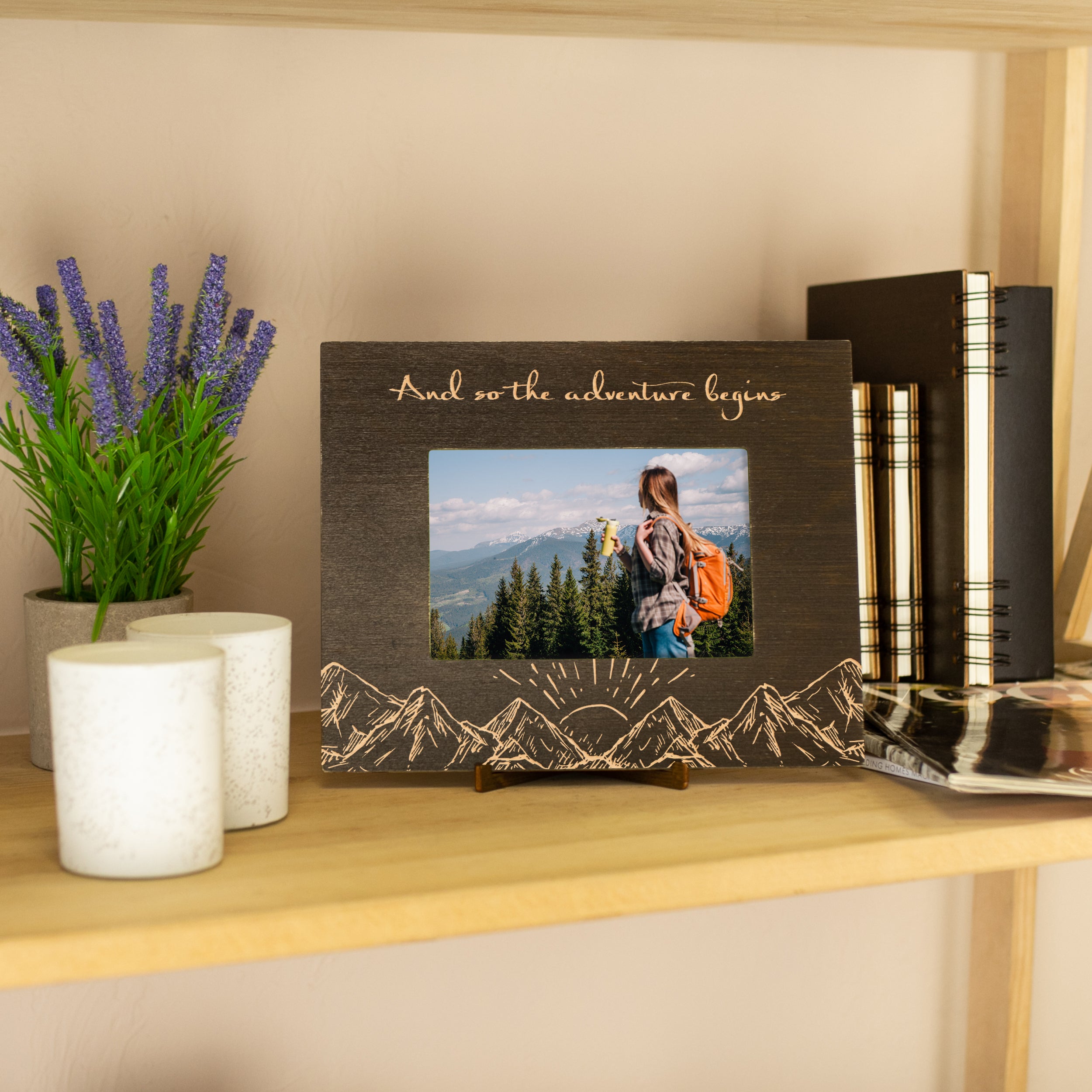 Photo Frame for Travelers And So the Adventures Begin