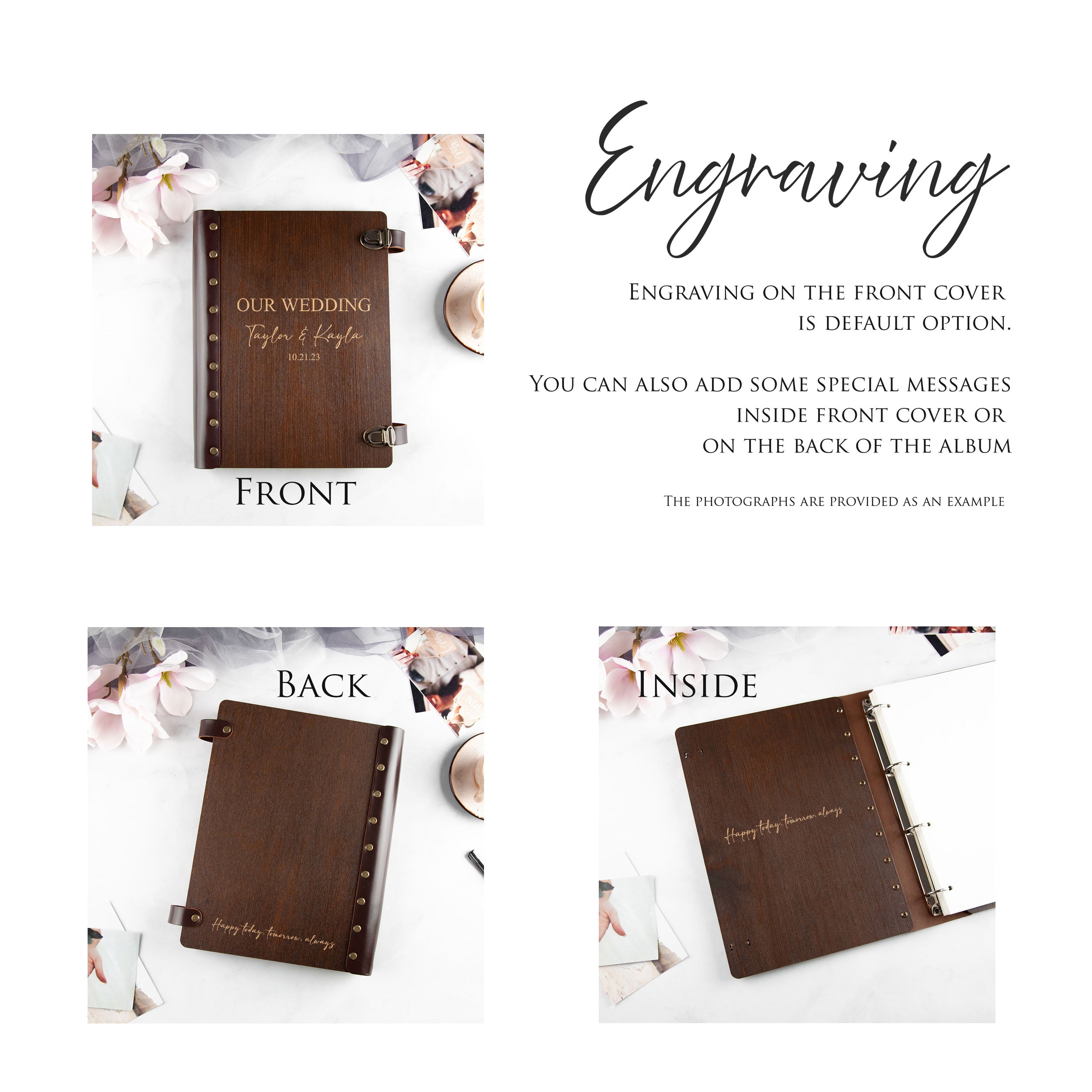 Personalized Photo Album - Wedding Gift Ideas for Couple