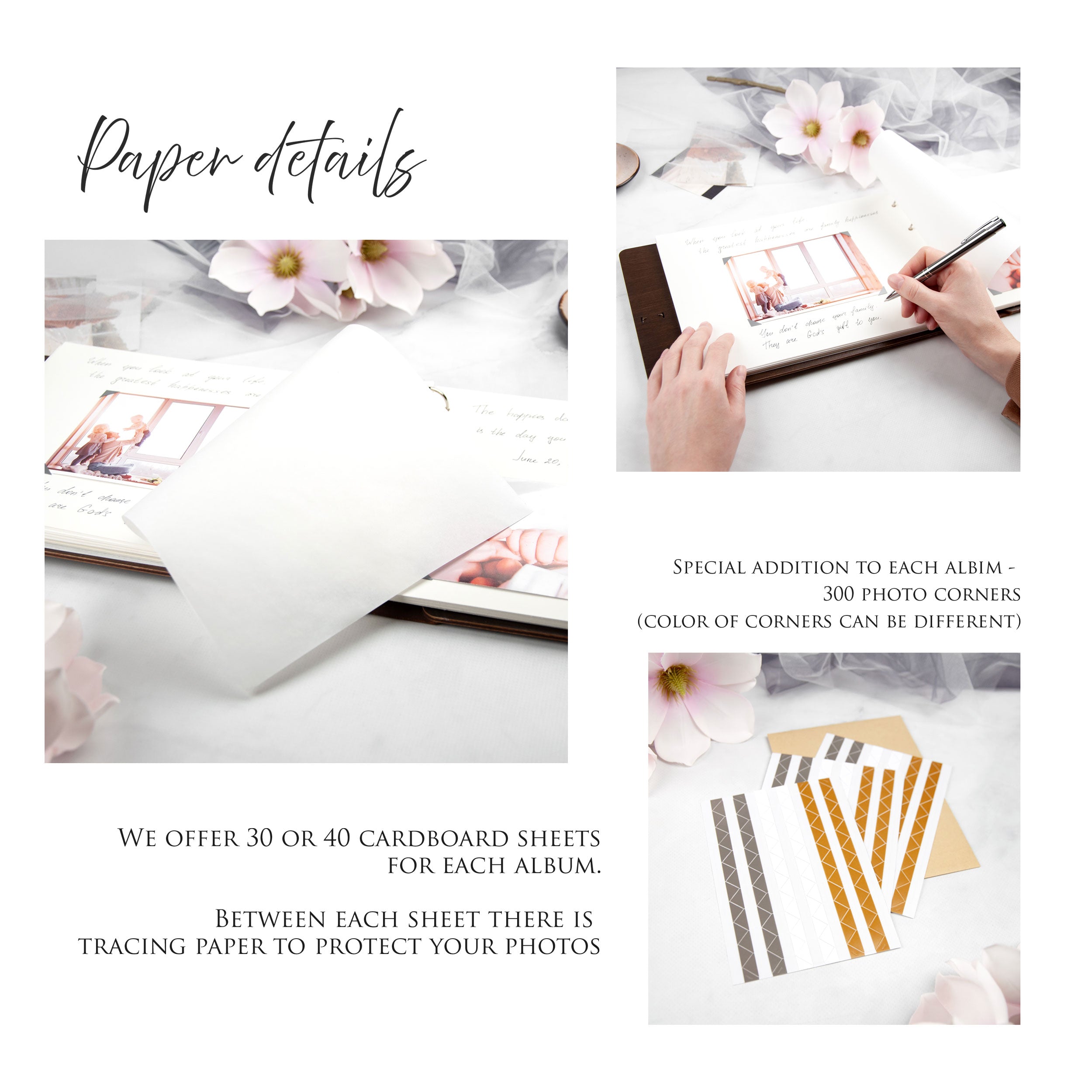 Wedding Wood Photo Album - Wedding Gift Ideas for Couple