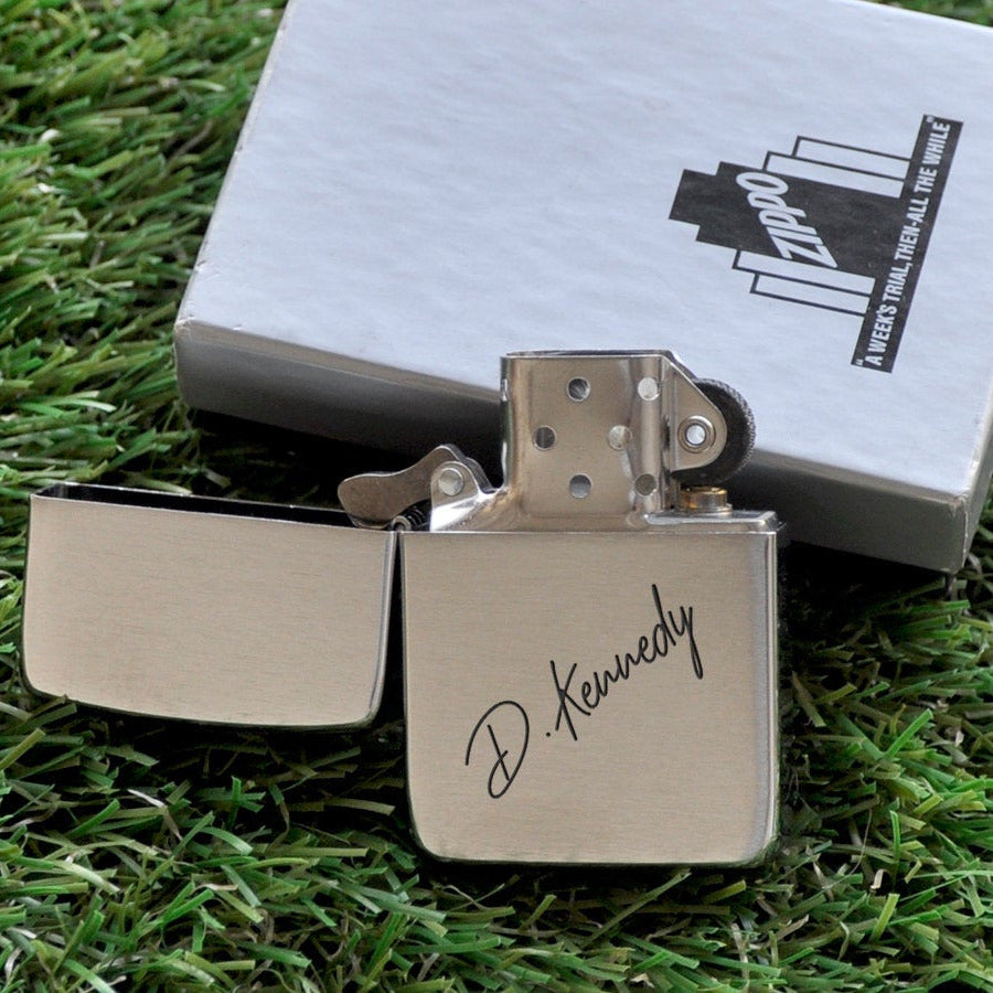 Personalized Lighter Zippo - Custom Handwriting Signature