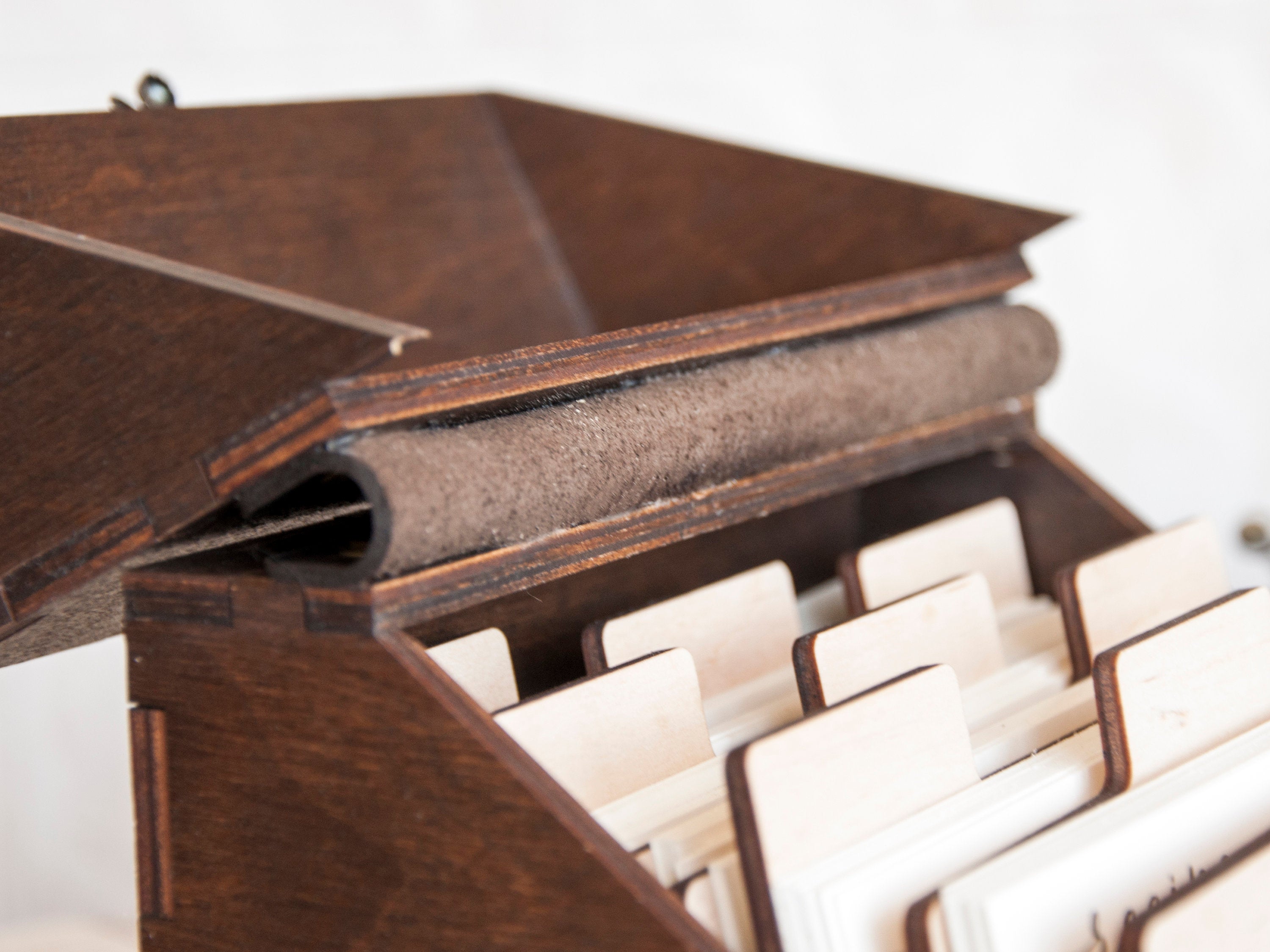 Personalized Recipe Box with Floral Printable Recipe Dividers - Wedding Gift for Daughter