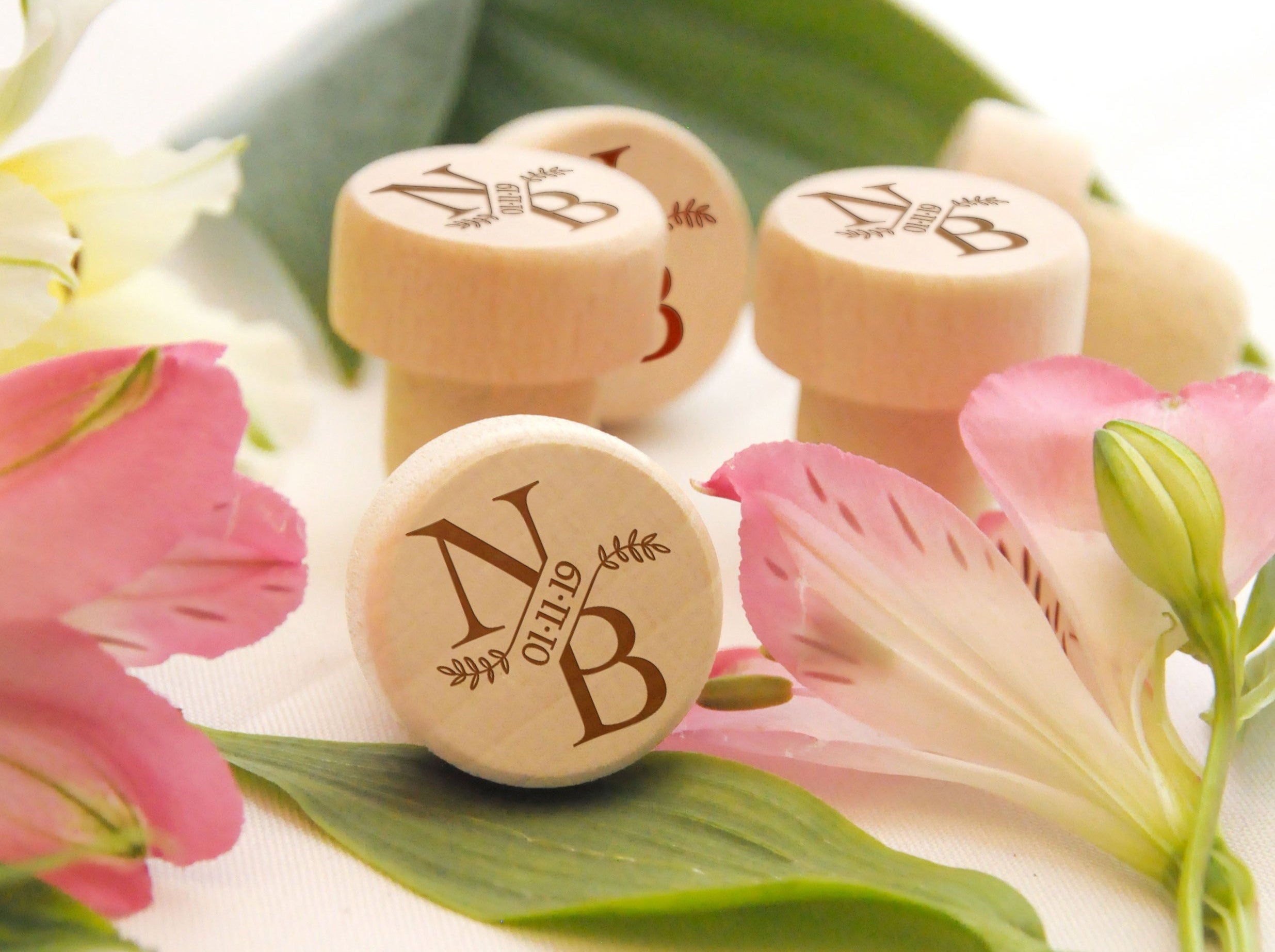 Custom Wine Corks - Personalized Wedding Favors