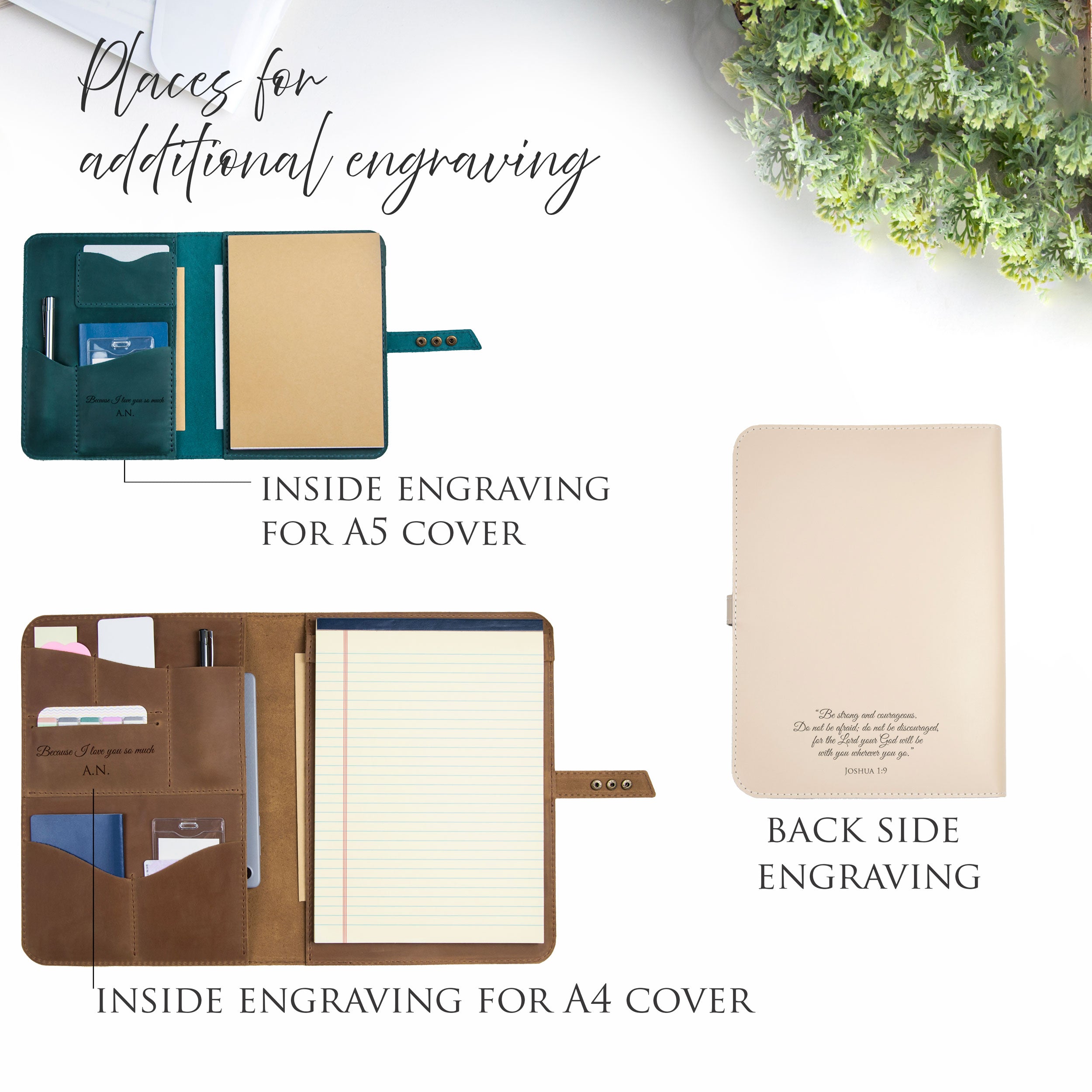 Custom Leather Padfolio Christmas Business Gifts