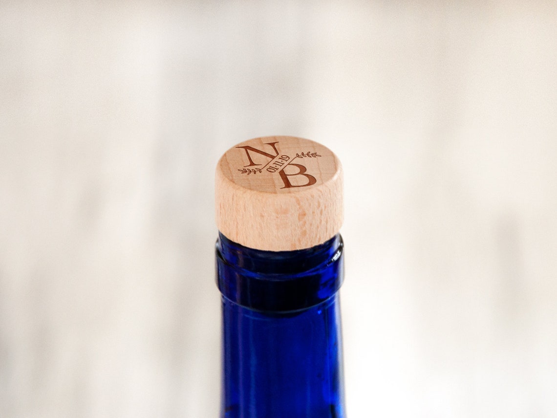 Engraved Wine Stoppers - Cheers Gift for Mr and Mrs