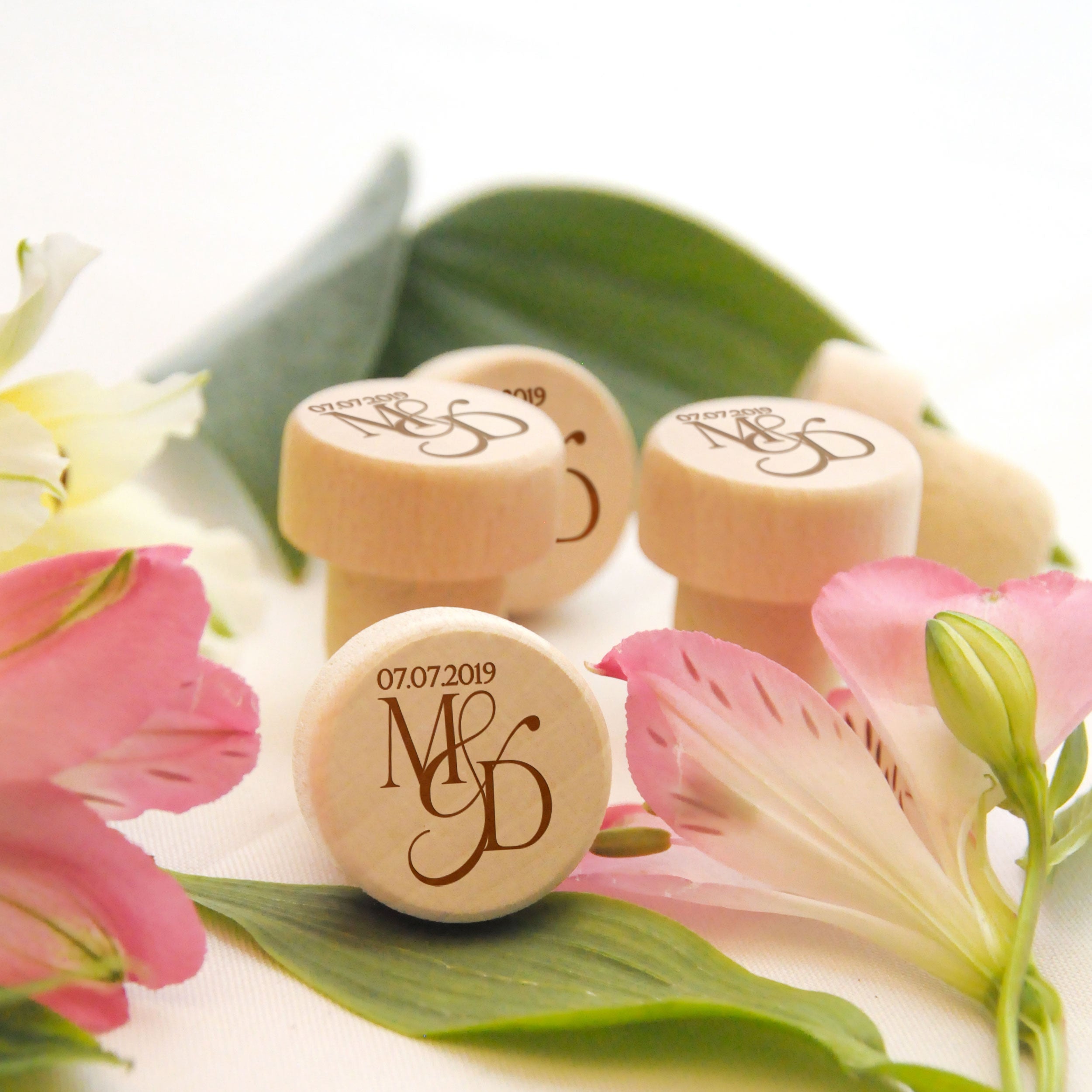 Engraved Wine Stopper -  Wedding Favor