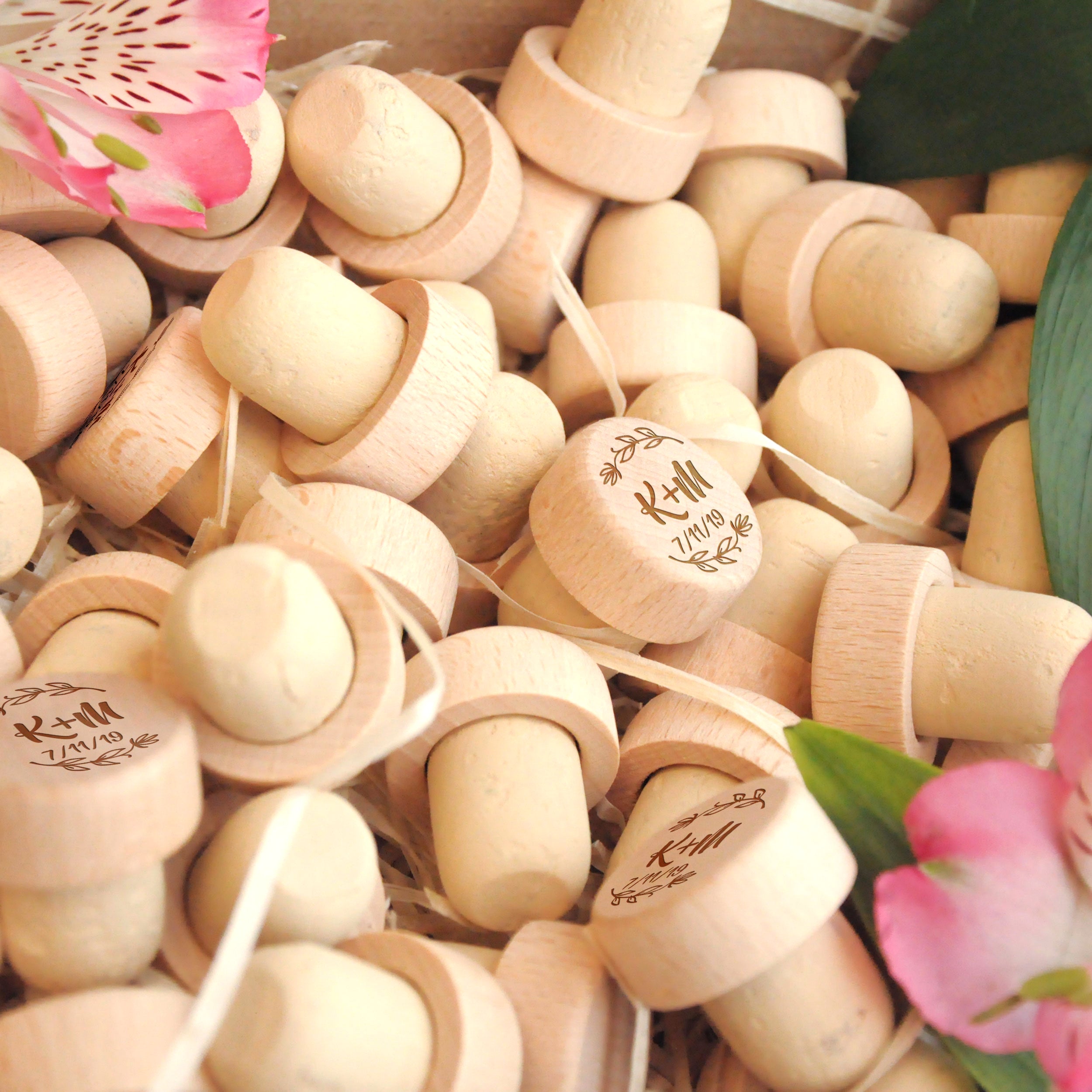 Custom Wine Corks - Personalized Wedding Favors