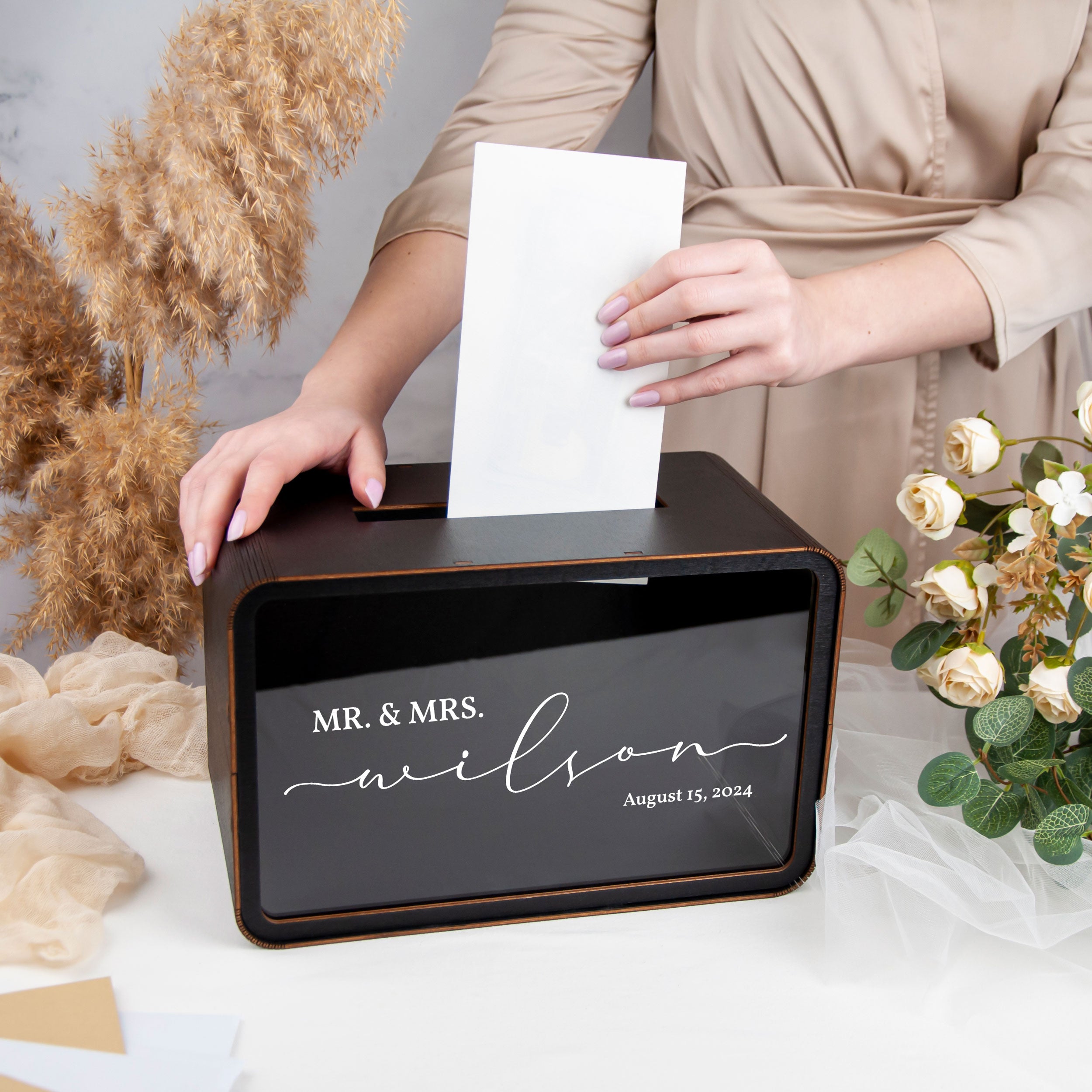 Custom Wedding Card Box - Wedding Ceremony Decoration