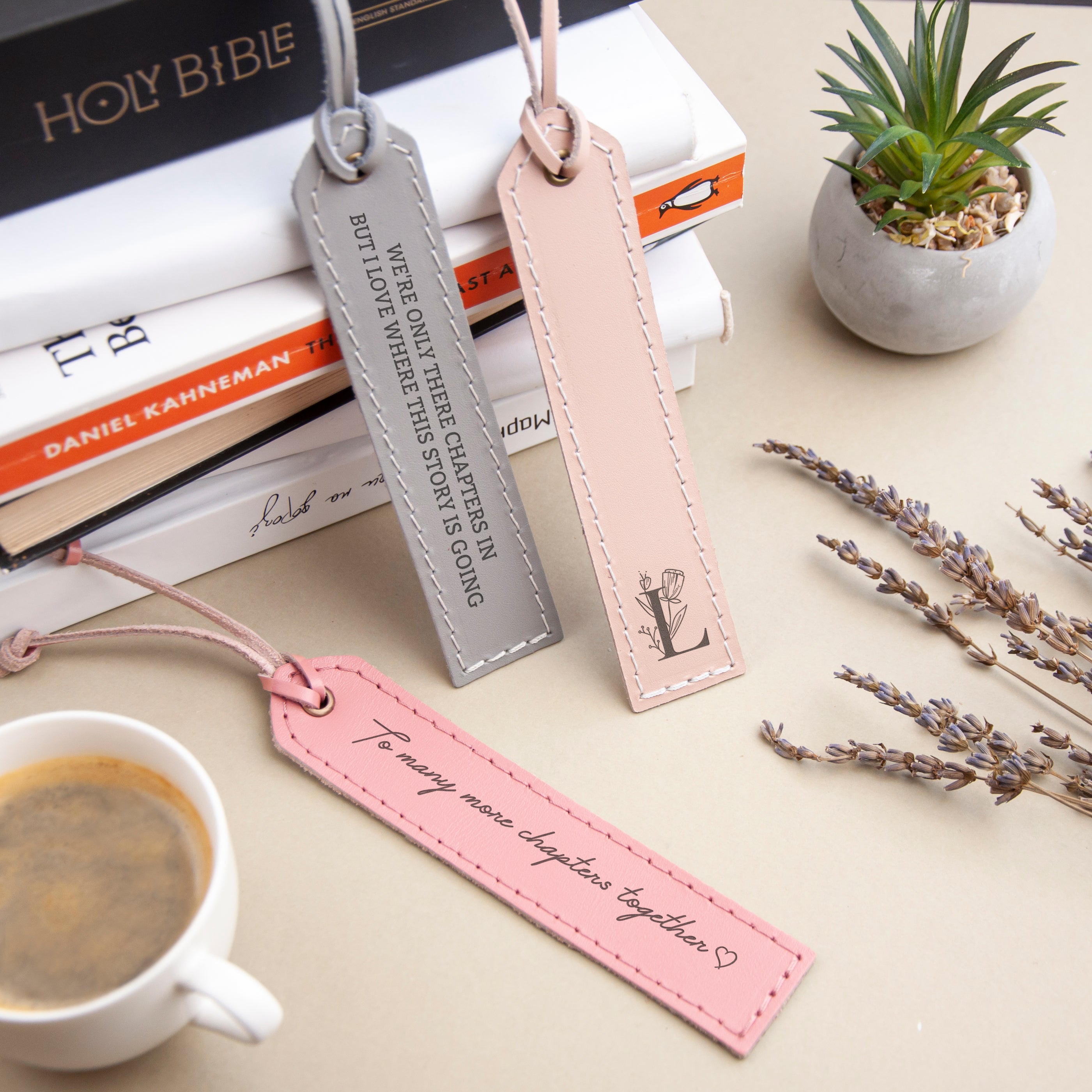 Name  Leather Bookmarks - Birthday Gifts for Book Readers