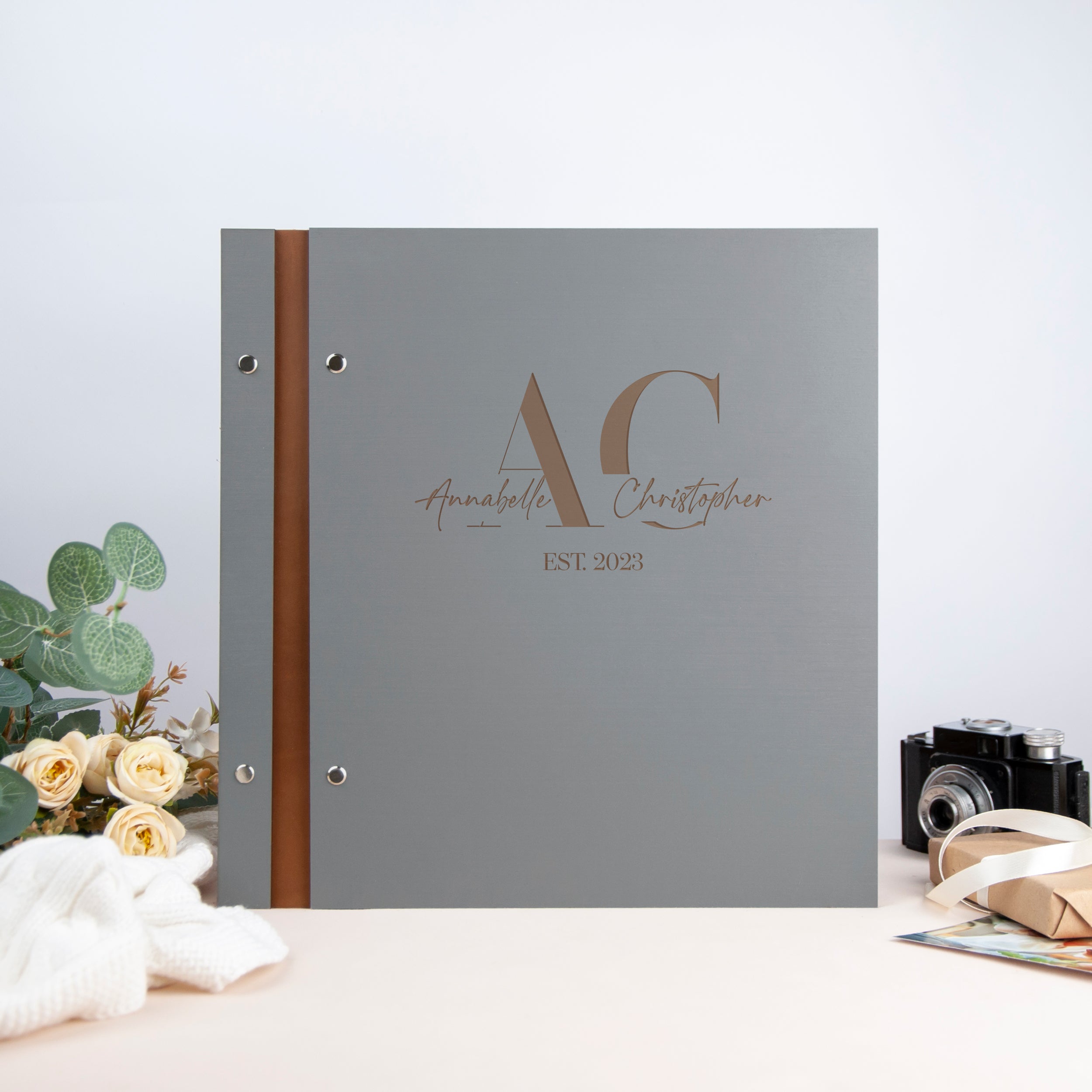 Wedding Anniversary Album with Self-Adhesive Sheets