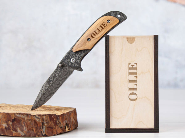 Engraved Pocket Knife - Father's Day Gift for Best Dad