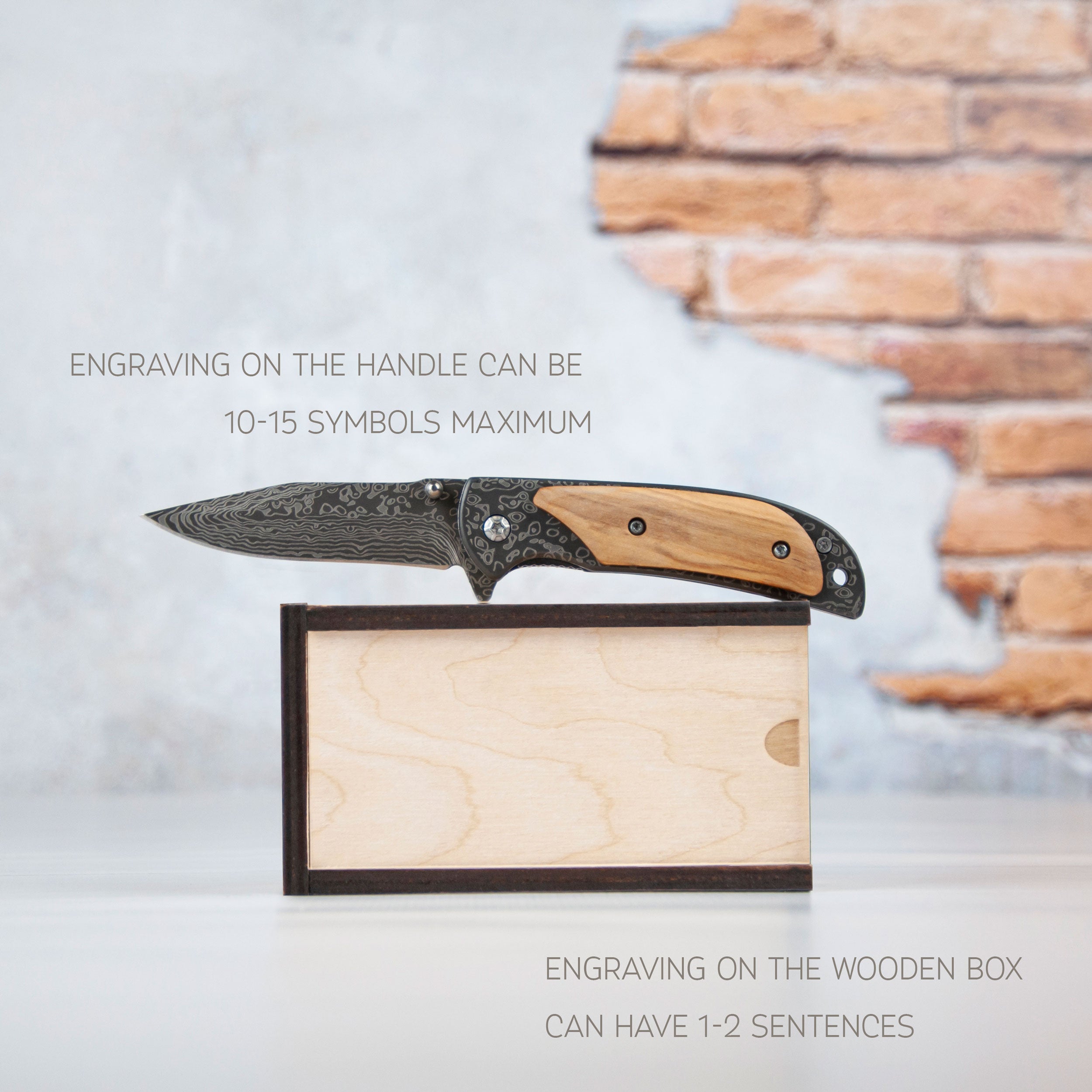 Engraved Pocket Knife - Father's Day Gift for Best Dad