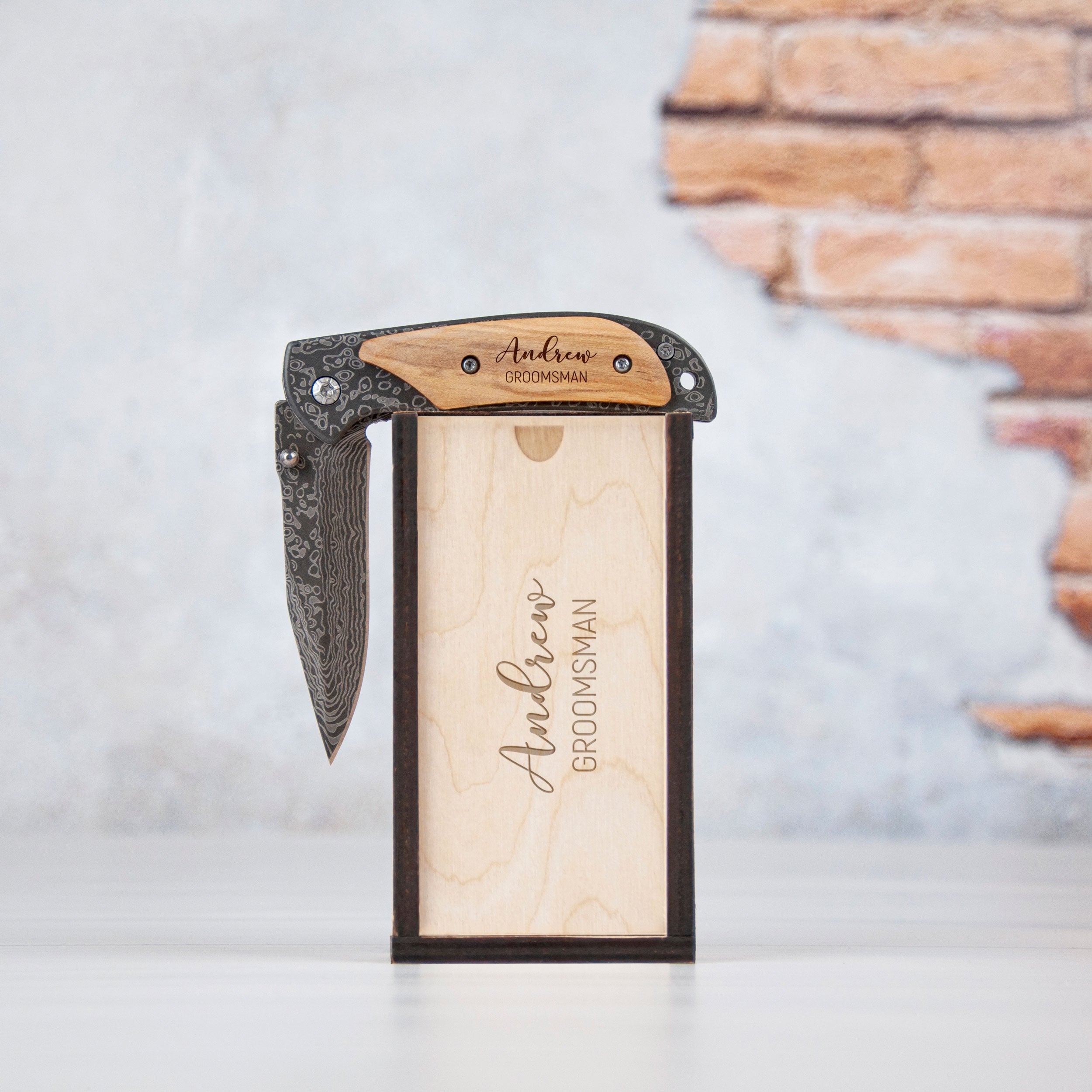 Personalized Pocket Knives - Groomsmen Proposal Gifts