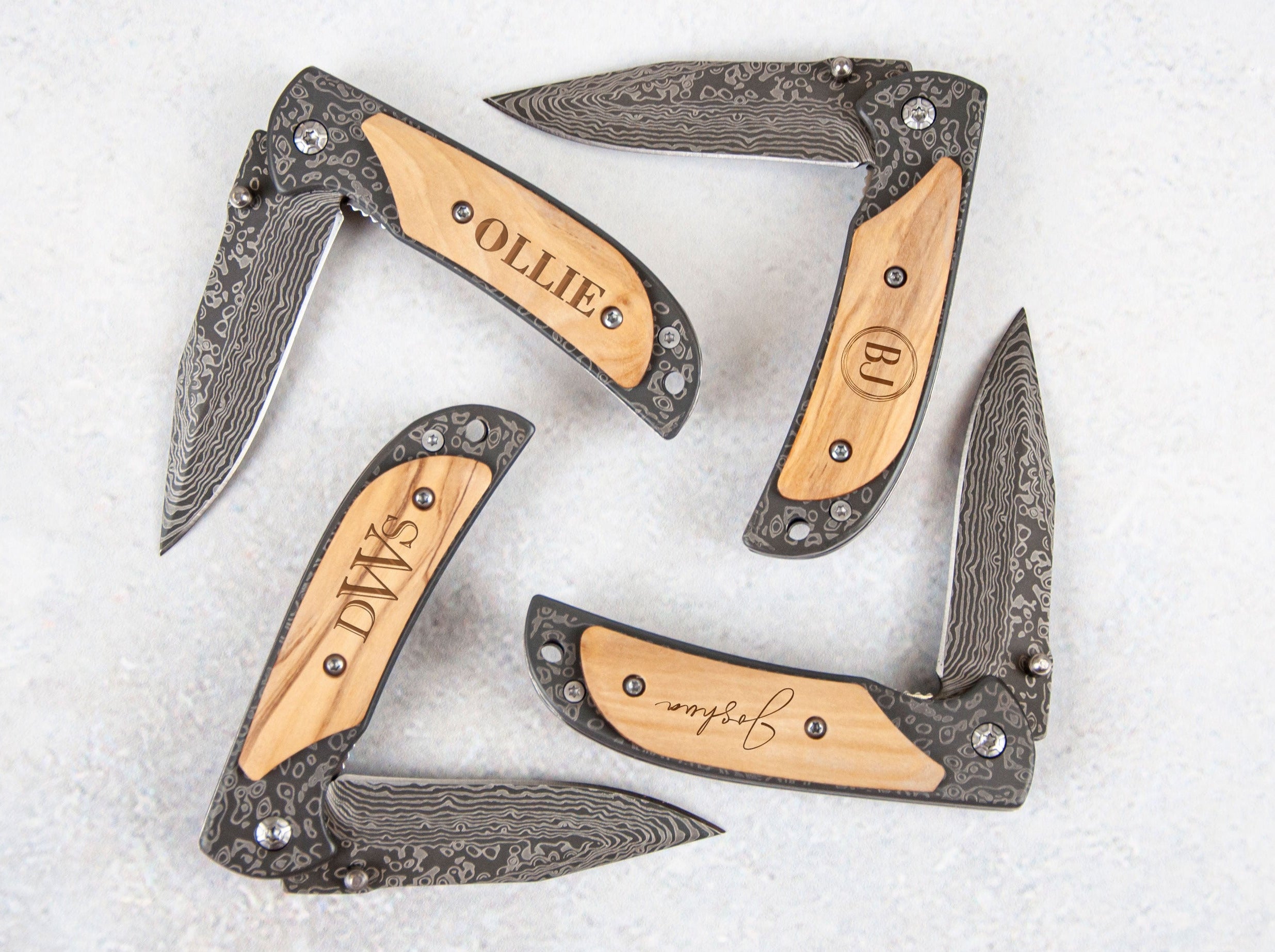 Personalized Pocket Knives - Groomsmen Proposal Gifts