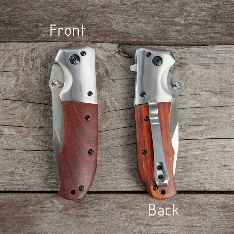 Custom PocketKnife with Personal Engraving
