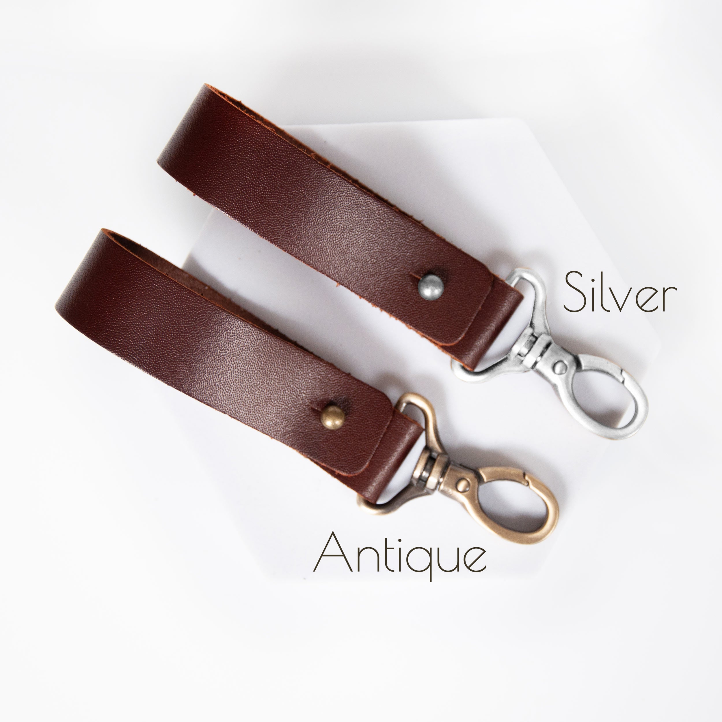 Personalized Leather Keychain - Leather Key Holder