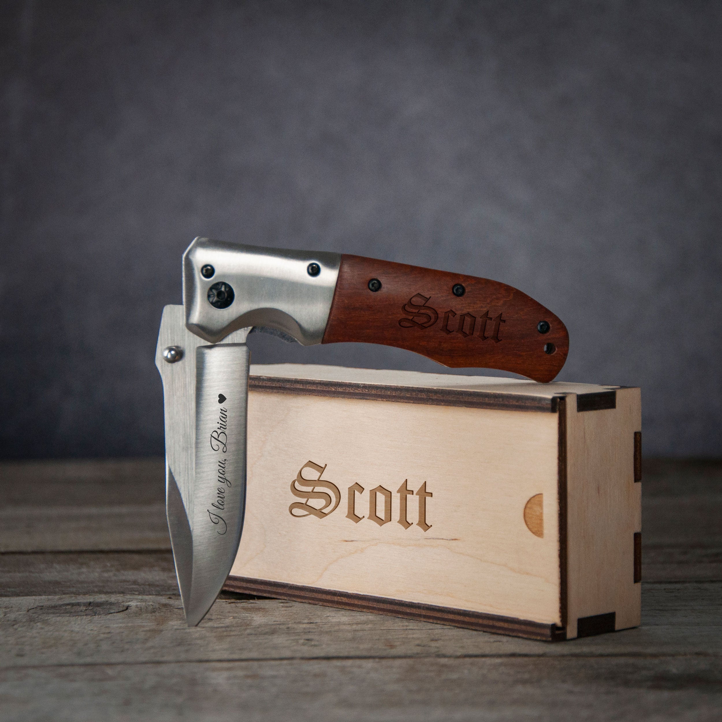 Custom PocketKnife with Personal Engraving