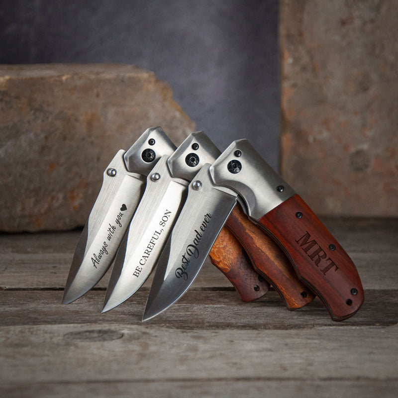 Custom PocketKnife with Personal Engraving