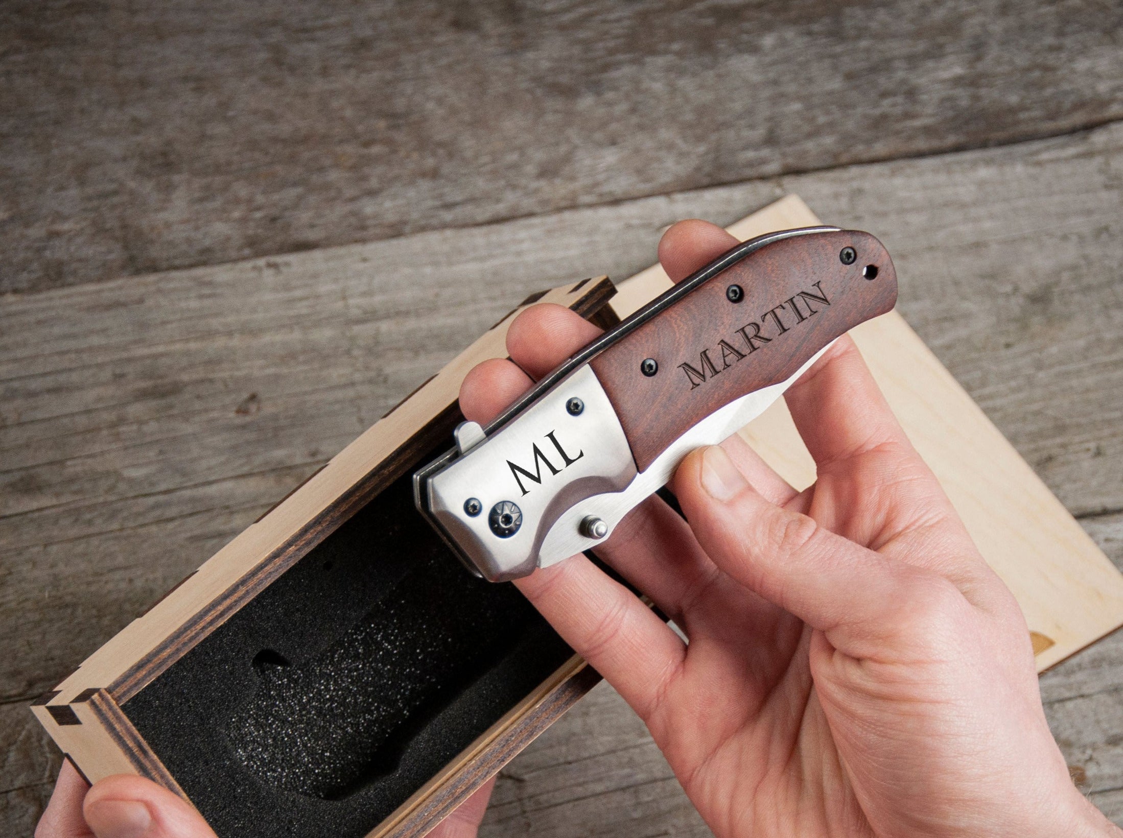 Personalized Pocket Knives - Groomsmen Proposal Gifts