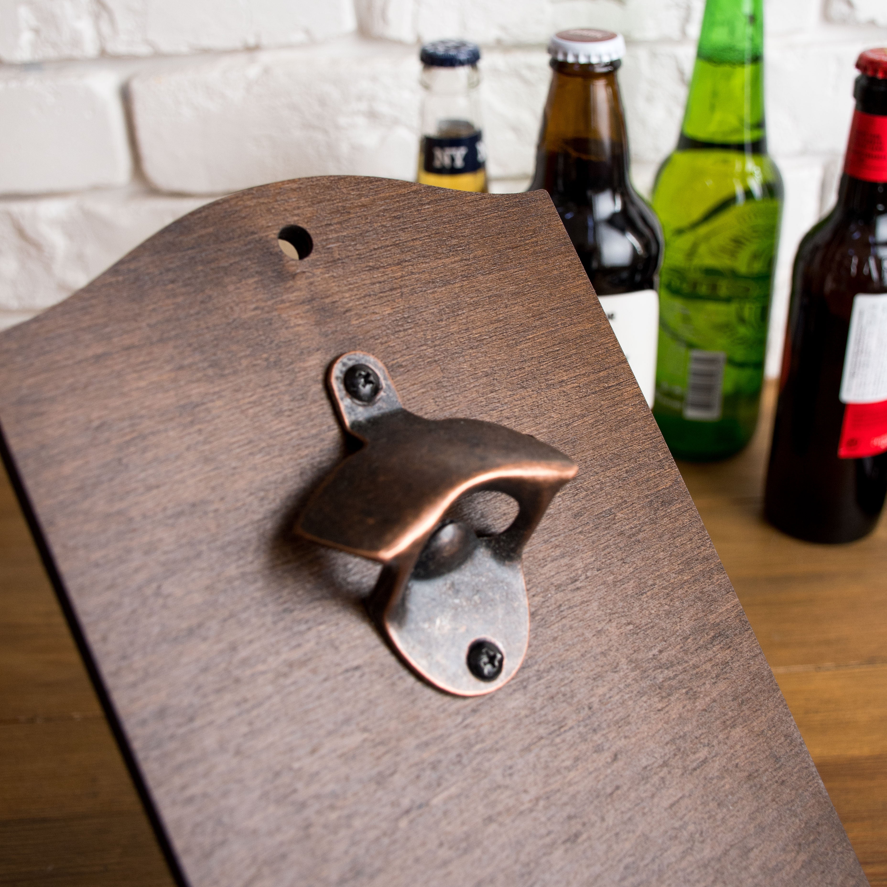 Wall Mounted Bottle Opener - Groomsmen Gifts for Bachelor Party