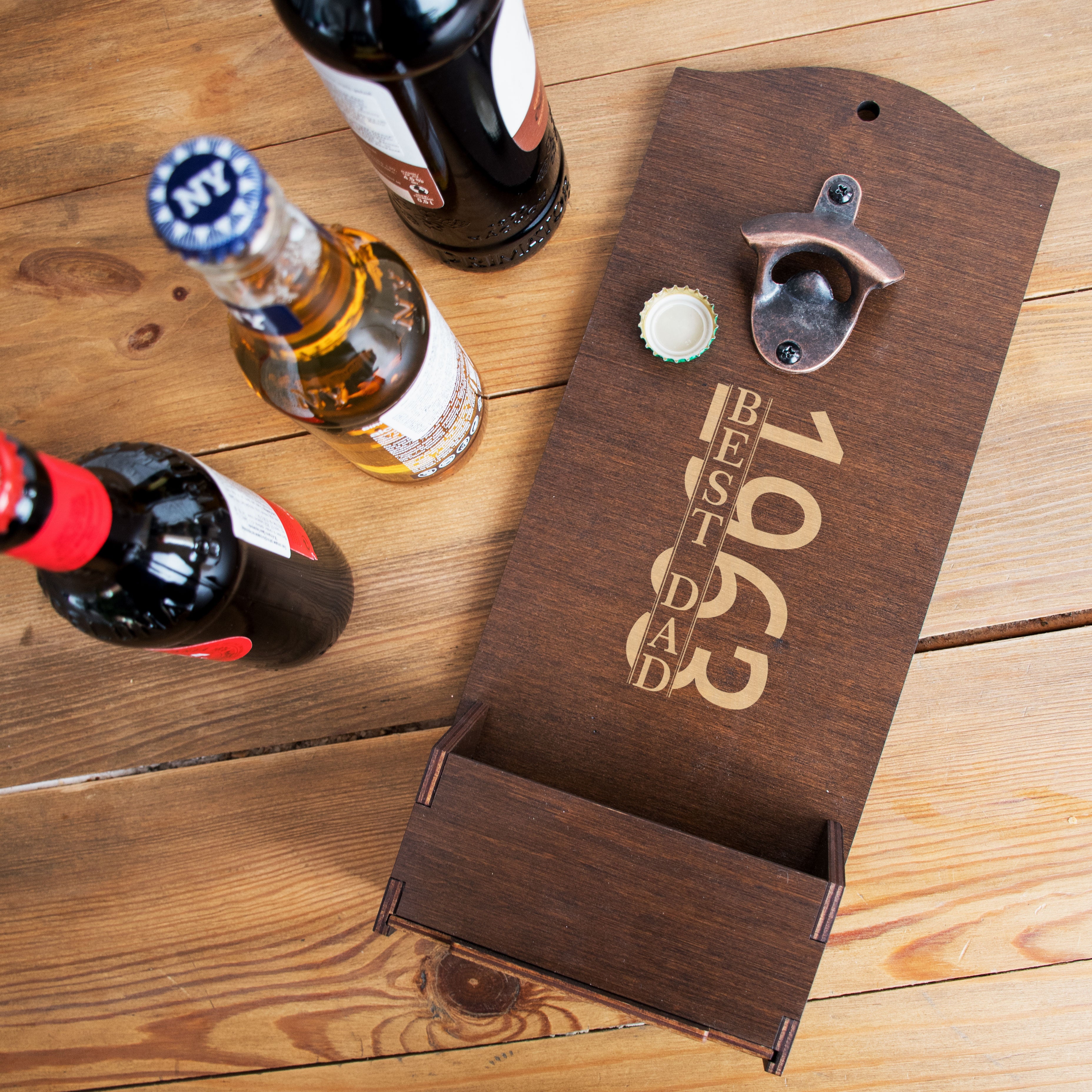 Wall Mounted Bottle Opener - Groomsmen Gifts for Bachelor Party