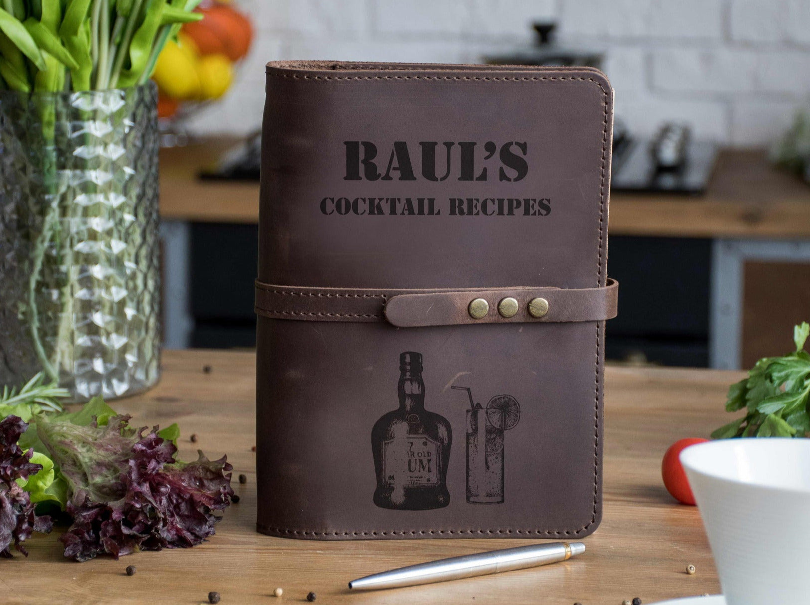 Cocktail Recipe Book - Bartender Gifts Ideas