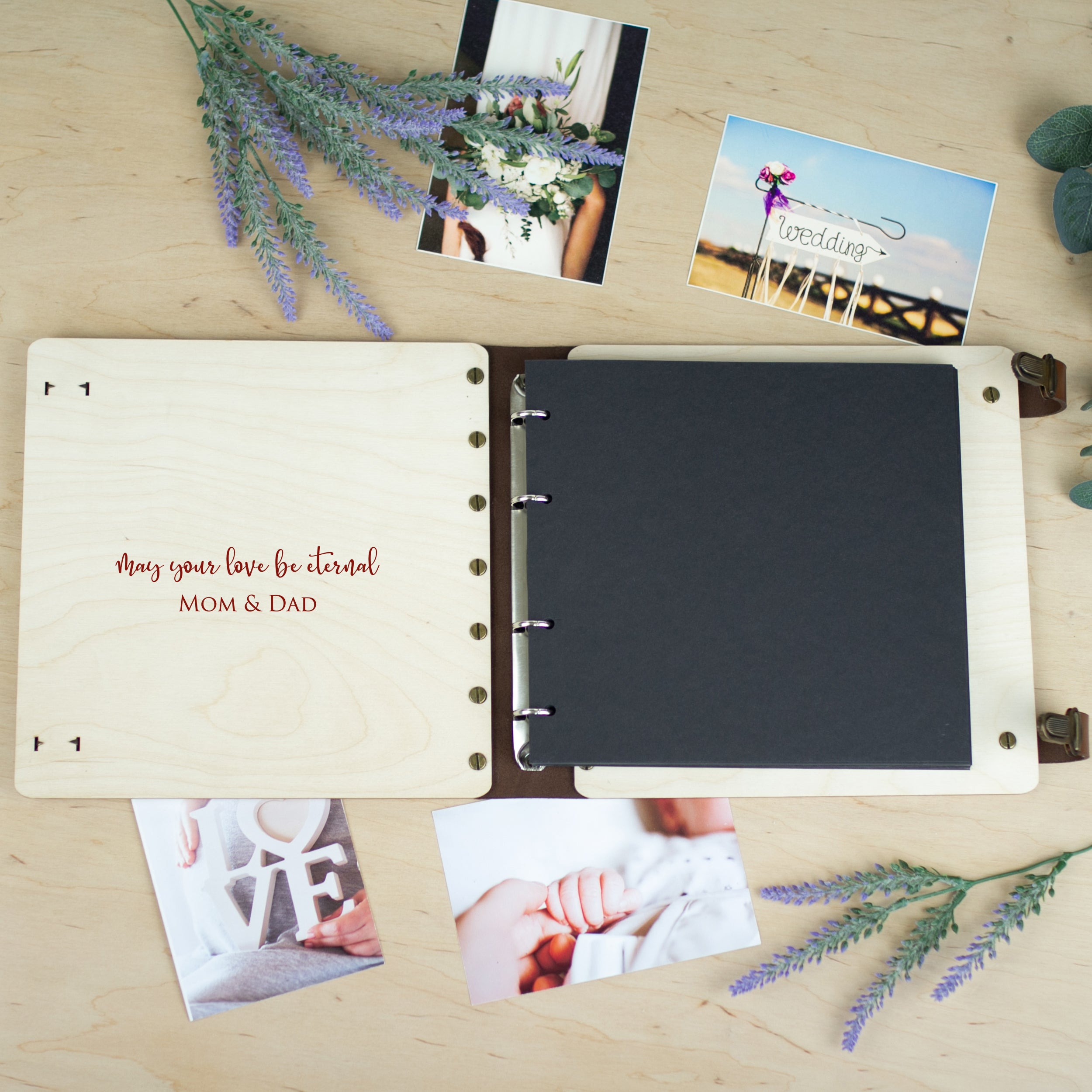 Anniversary Photo Book - Pionies Wedding Album