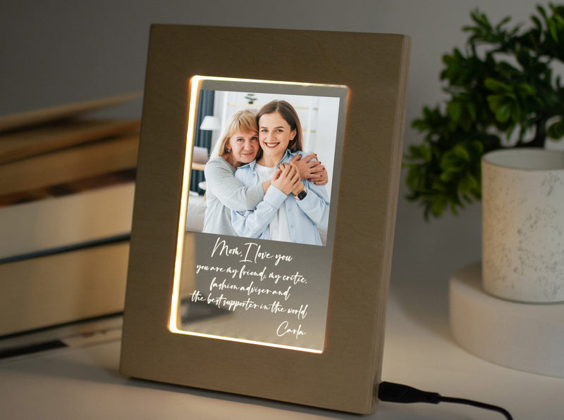 Personalized Frame for Mom - Christmas Gifts from Daughter