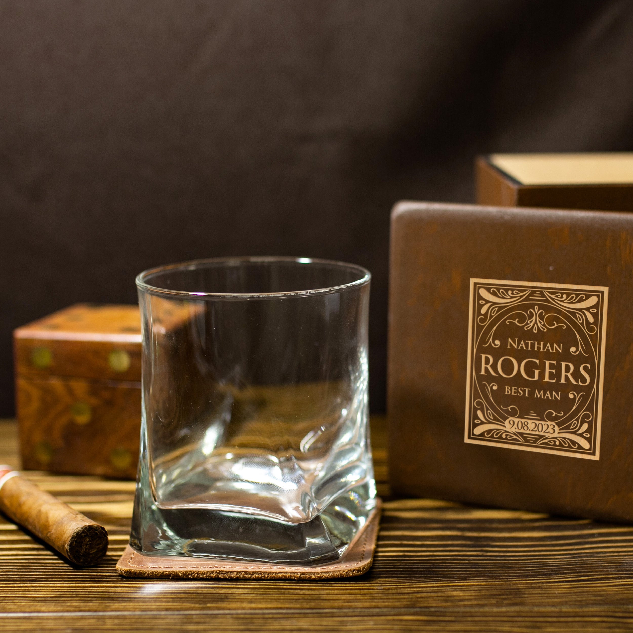 Engraved Rocks Glass - Personalized Gift for Boss