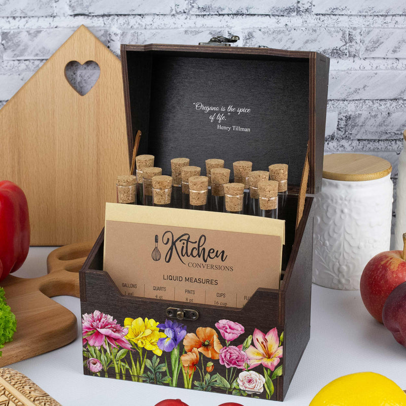 Personalized Spice Organizer - Family Christmas Gifts for Home