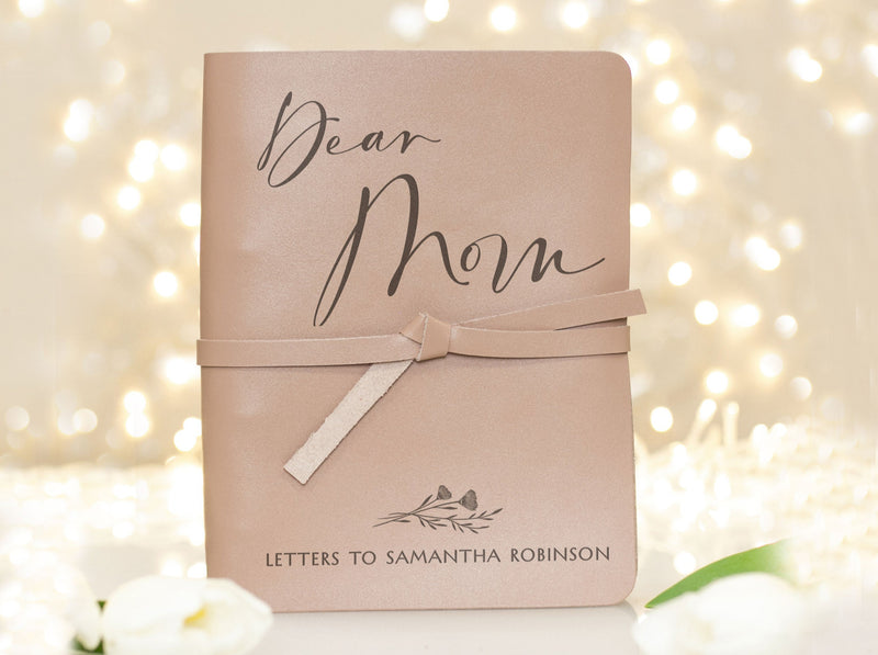 Refillable Leather Journal - Letters to my Mom