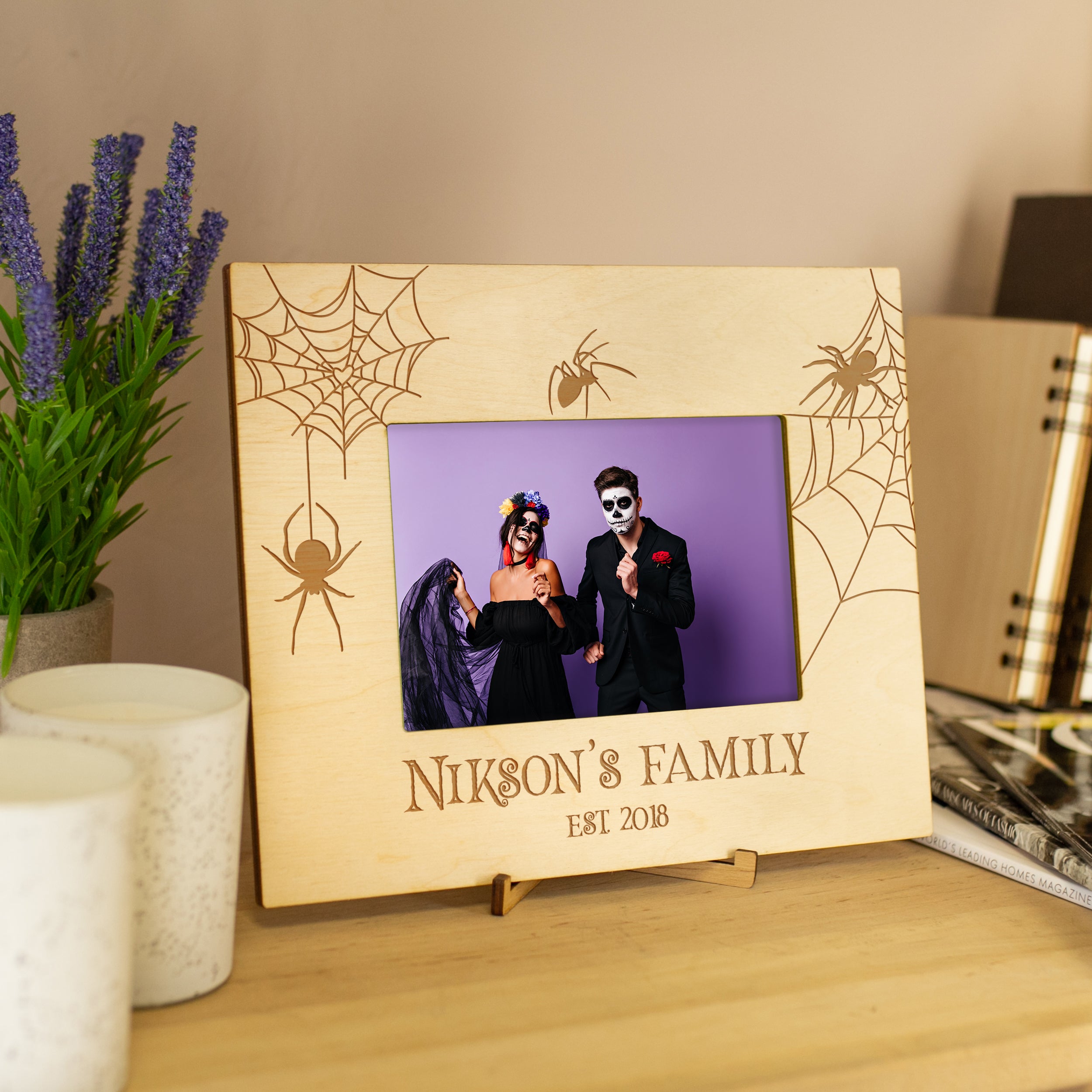 Original Wedding Frame - Gothic Wedding Gift for Couple