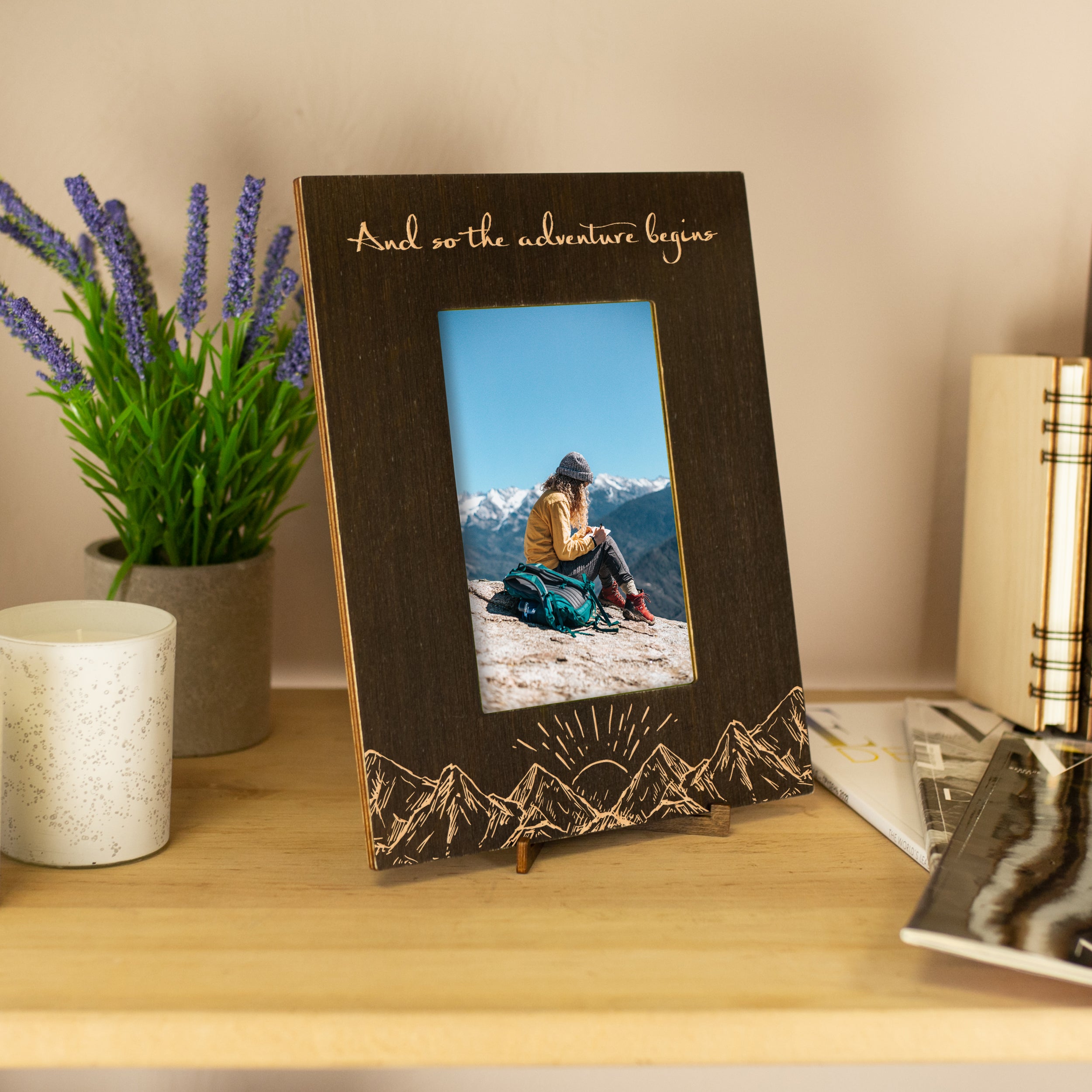 Photo Frame for Travelers And So the Adventures Begin