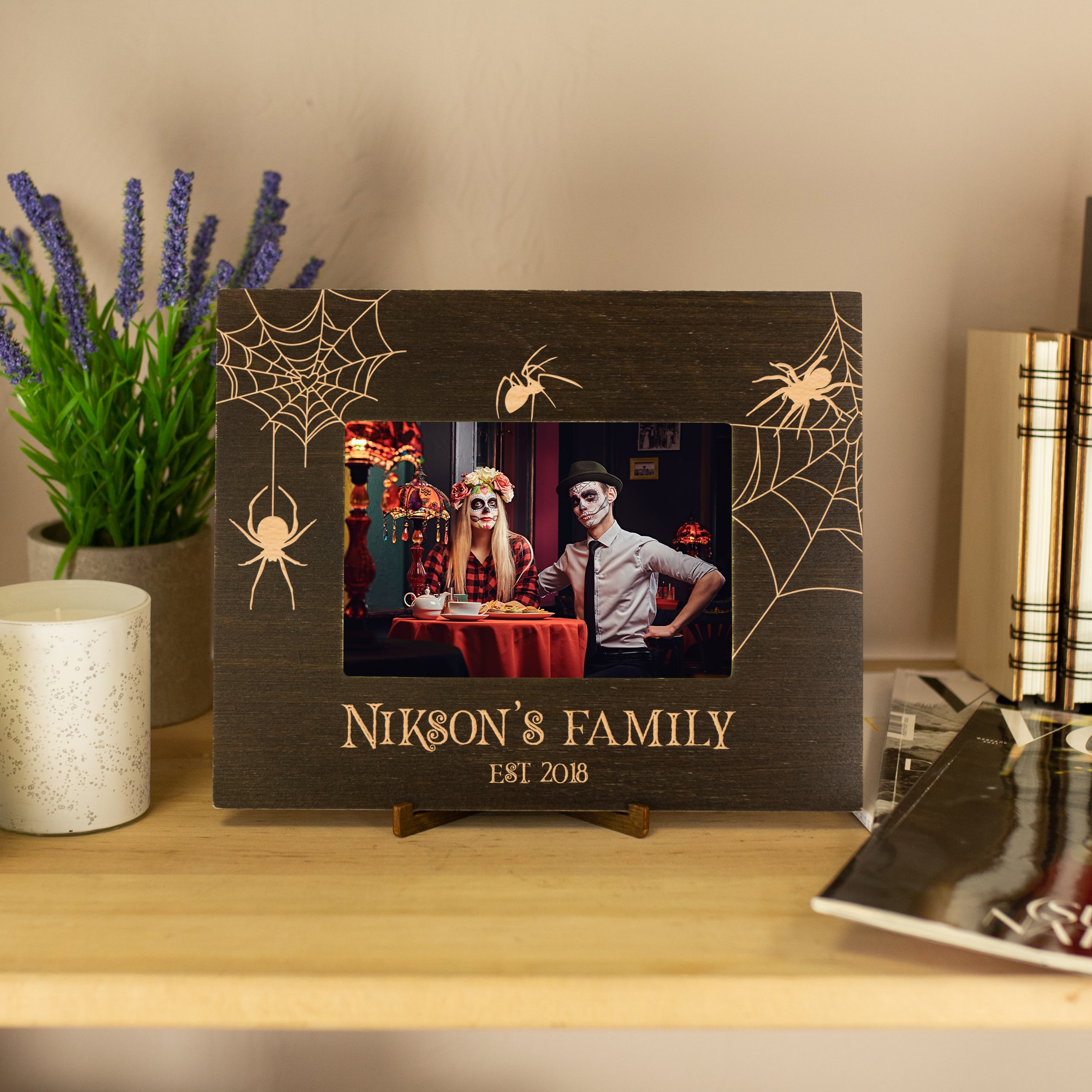 Original Wedding Frame - Gothic Wedding Gift for Couple
