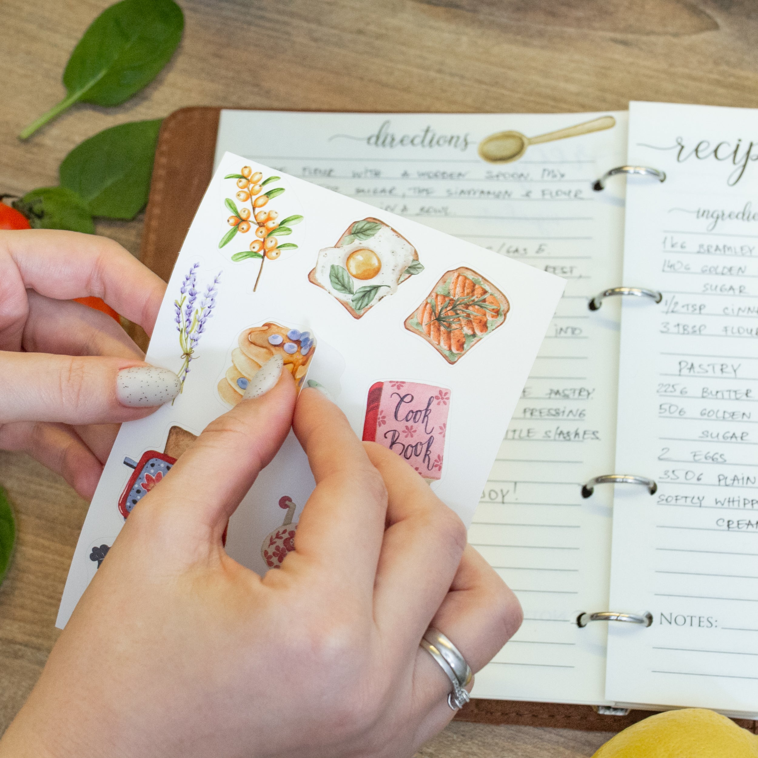 Blank Recipe Journal - 5th Anniversary Gift for Wife