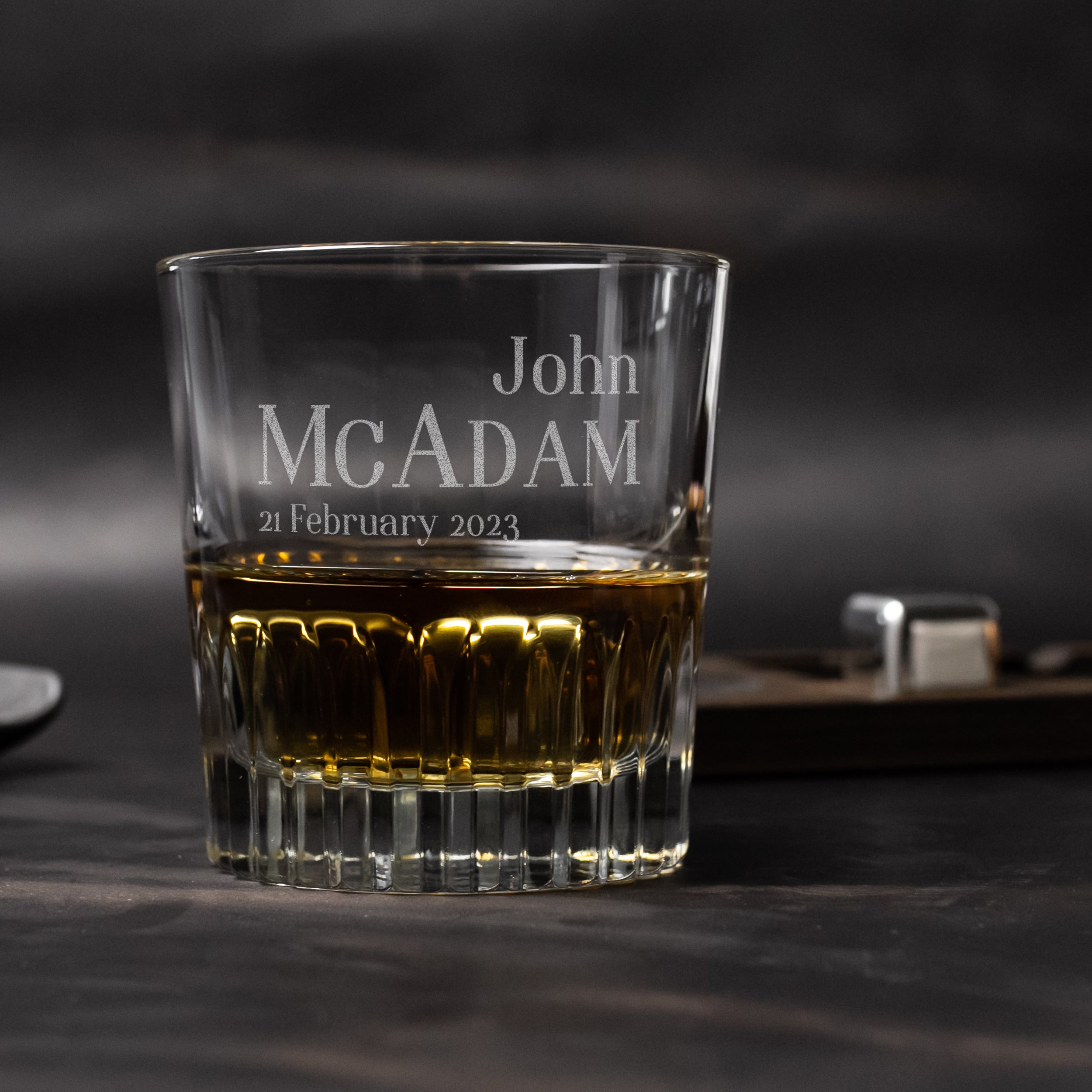 Whiskey & Cigar Ashtray - Personalized Retirement Mens Gift