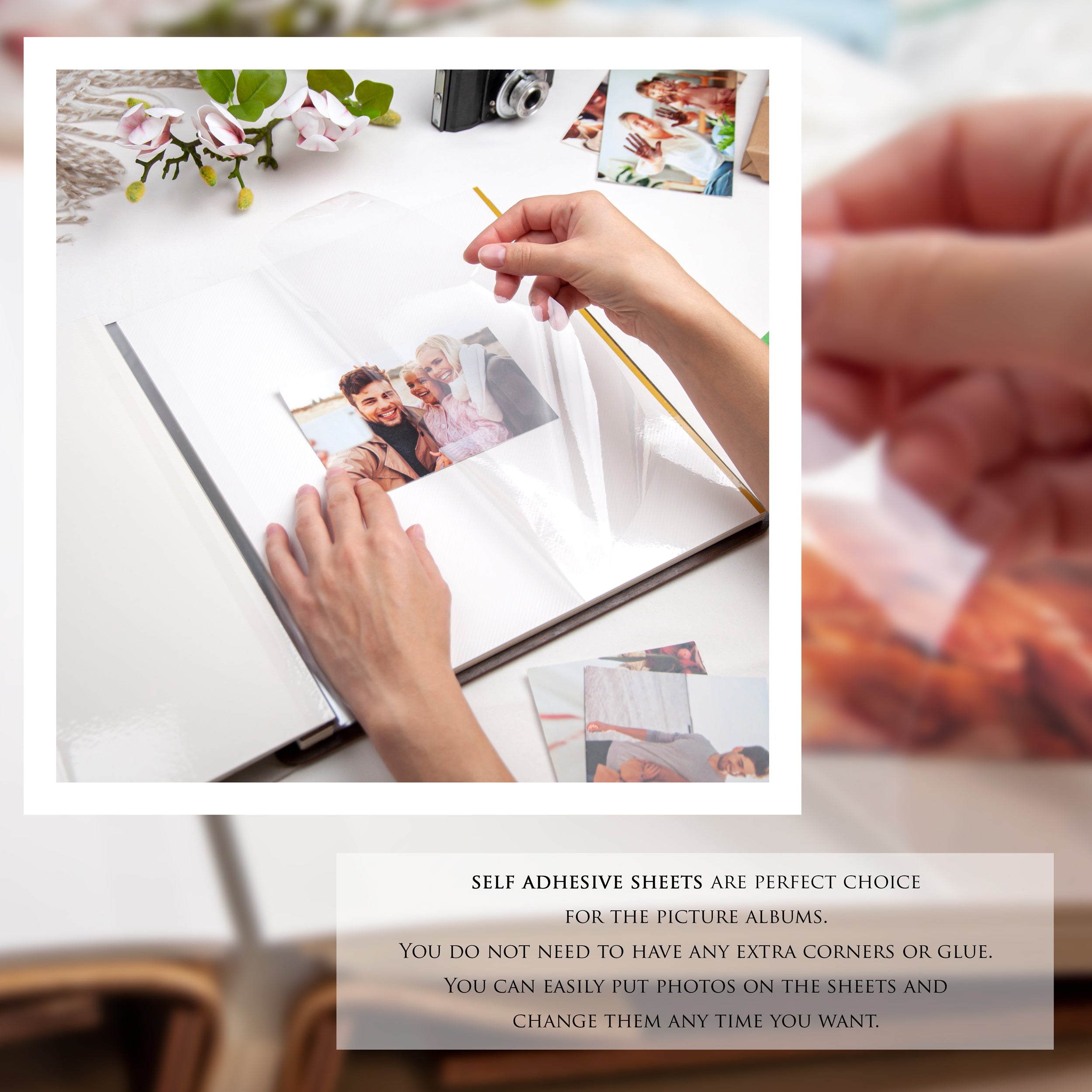 Custom Picture Book with Self Adhesive Sheets
