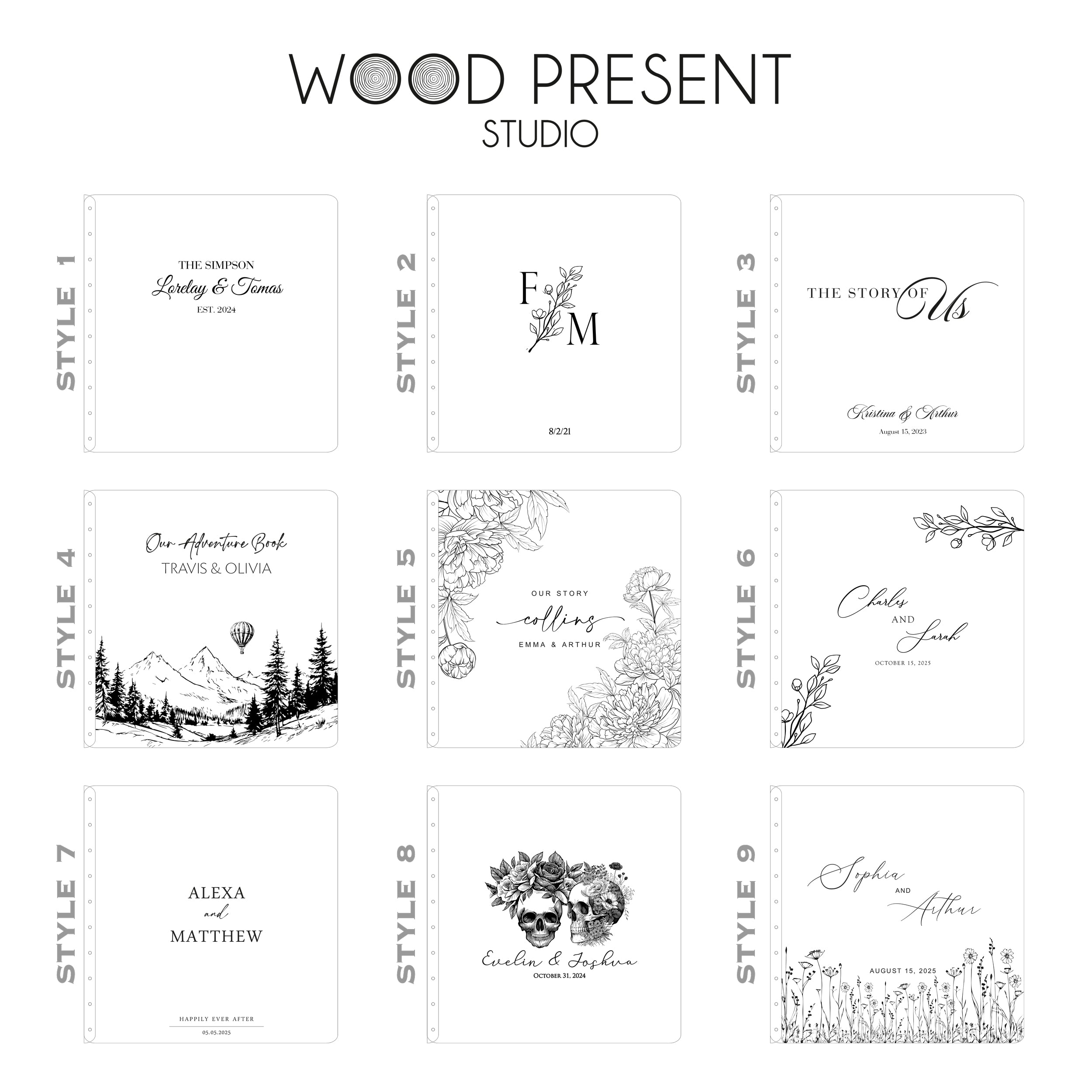Custom Picture Book with Self Adhesive Sheets