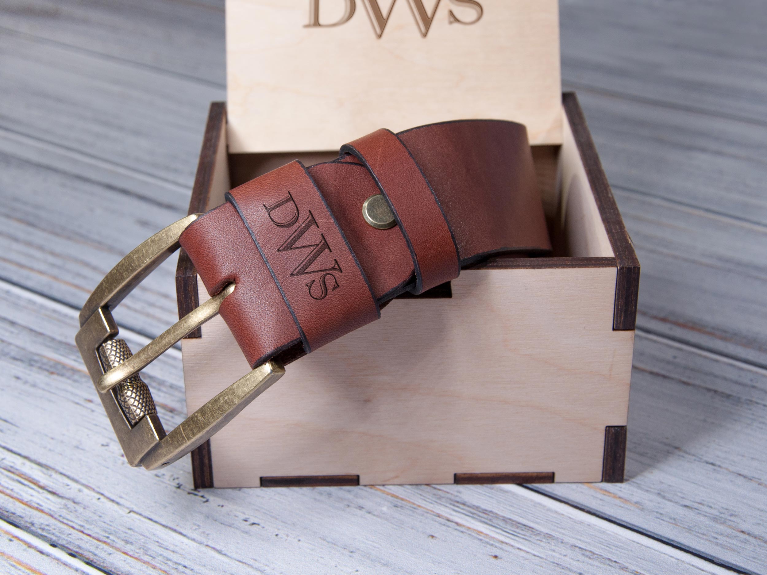 Personalized Men's Belt - Birthday Gift for Boyfriend